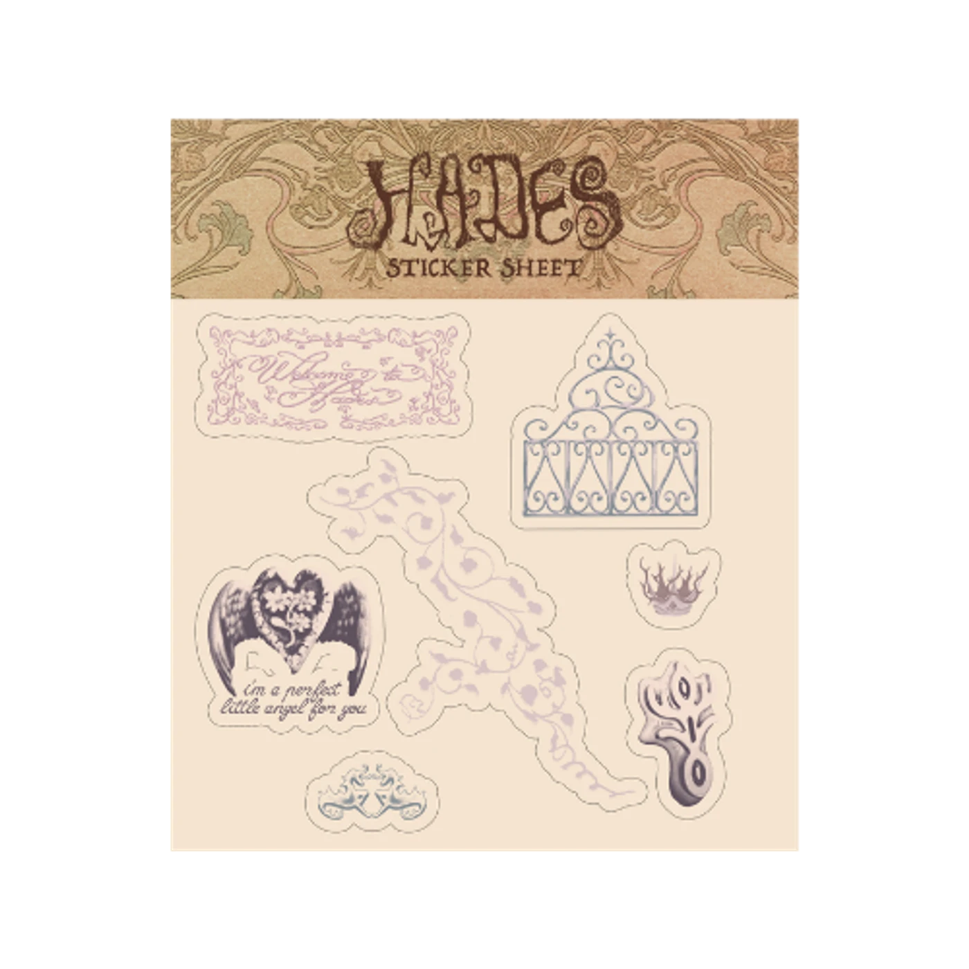 Melanie Martinez Welcome To Hades Sticker Sheet
