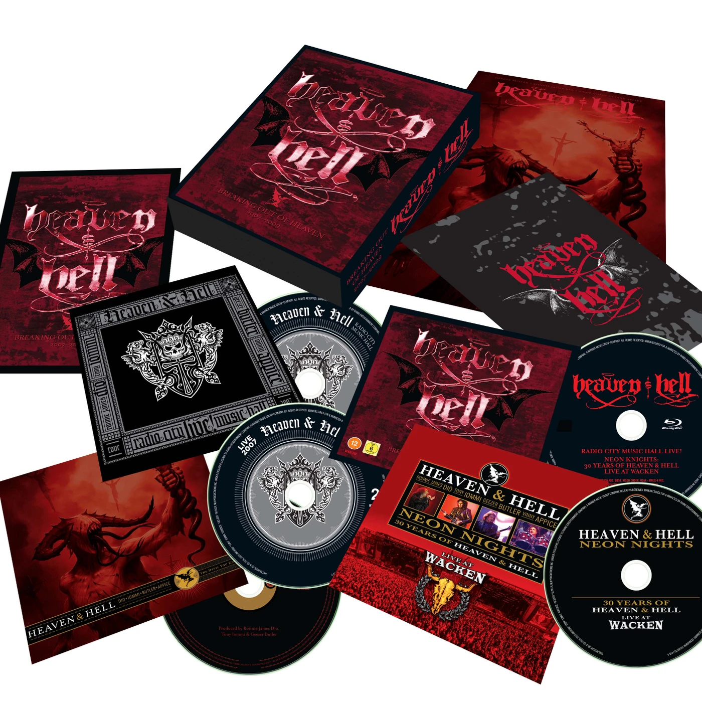 Heaven & Hell Breaking Out Of Heaven 2007 - 2009 (4CD/1BD)