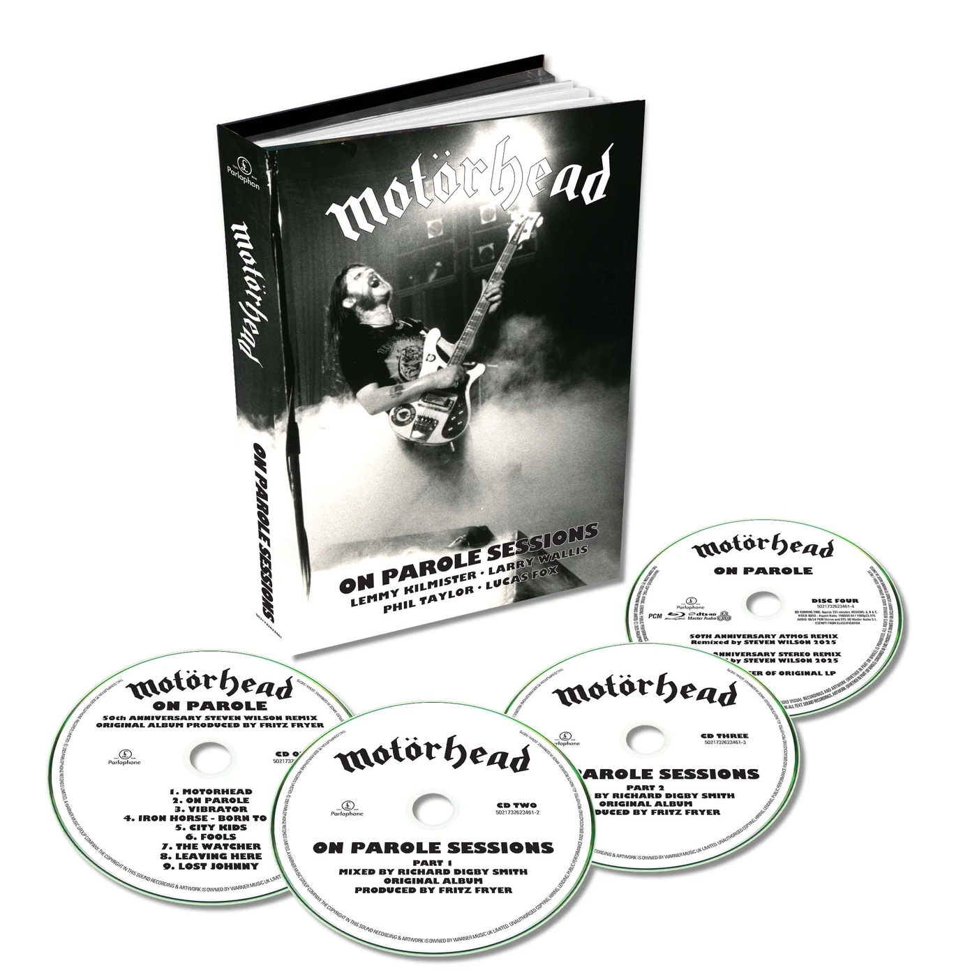 Motörhead The Complete On Parole Session 3CD/1BR