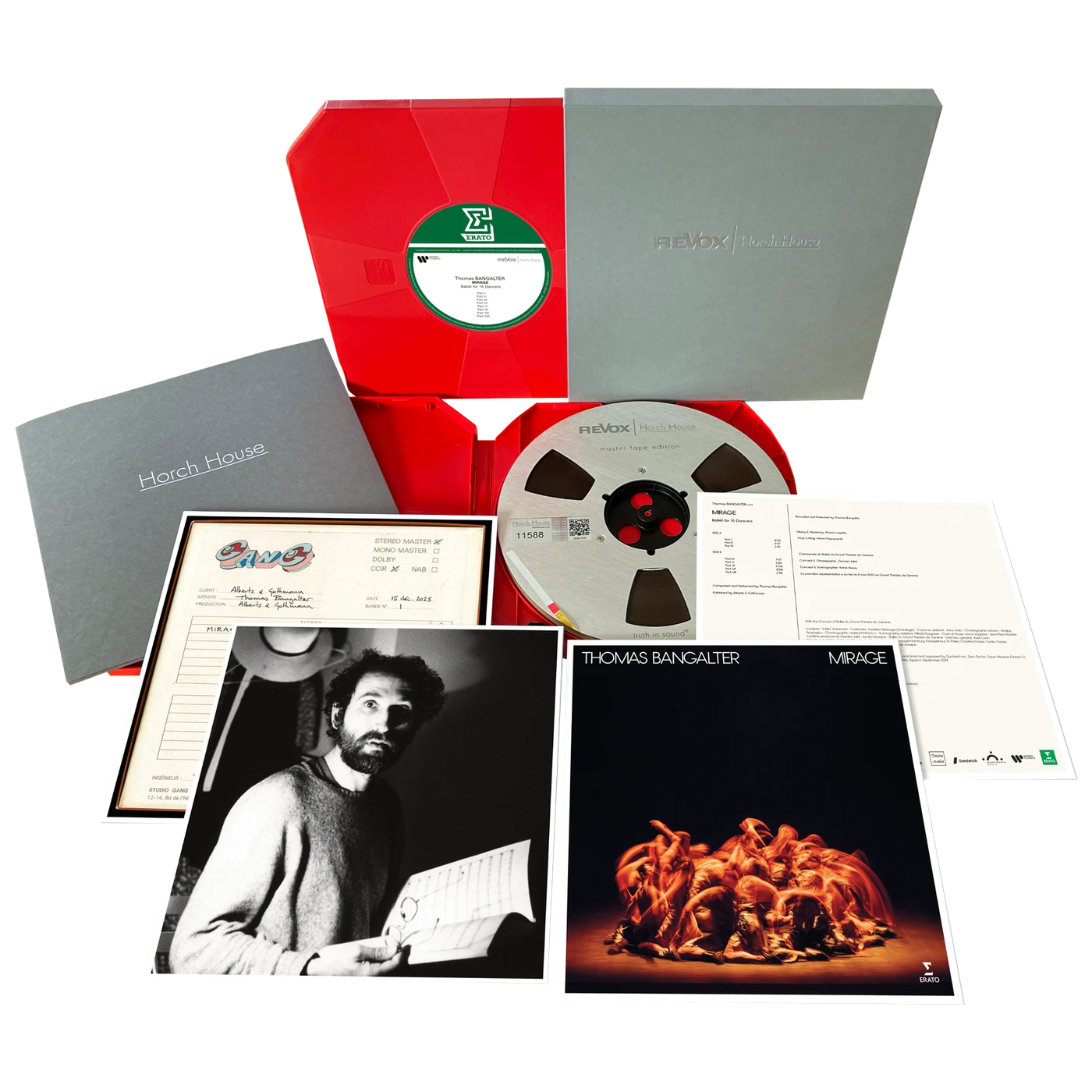 Thomas Bangalter MIRAGE - BALLET FOR 16 DANCERS (Revox Tape Reel)