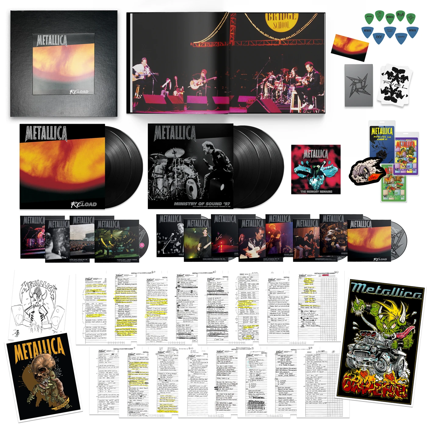 Metallica ReLoad (Remastered) (Expanded Edition) (4LP/15CD/4DVD) (Vinyl)
