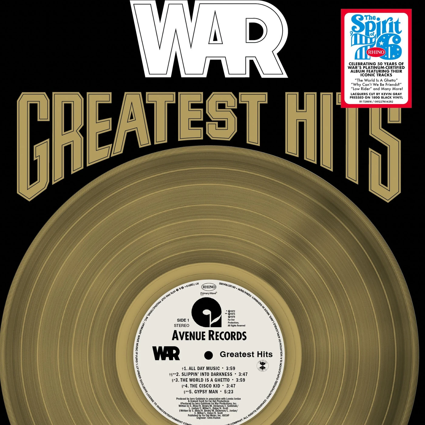 War Greatest Hits (1LP) (Vinyl)