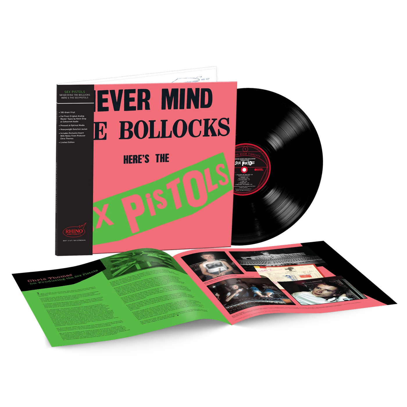 Never Mind The Bollocks, Here's The Sex Pistols (Rhino High Fidelity)(Unnumbered) (Vinyl)