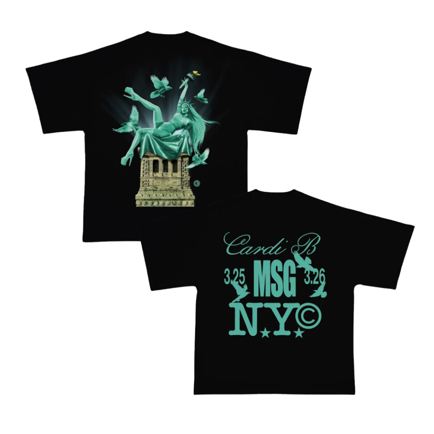 Cardi B MSG Exclusive Tee (Black)