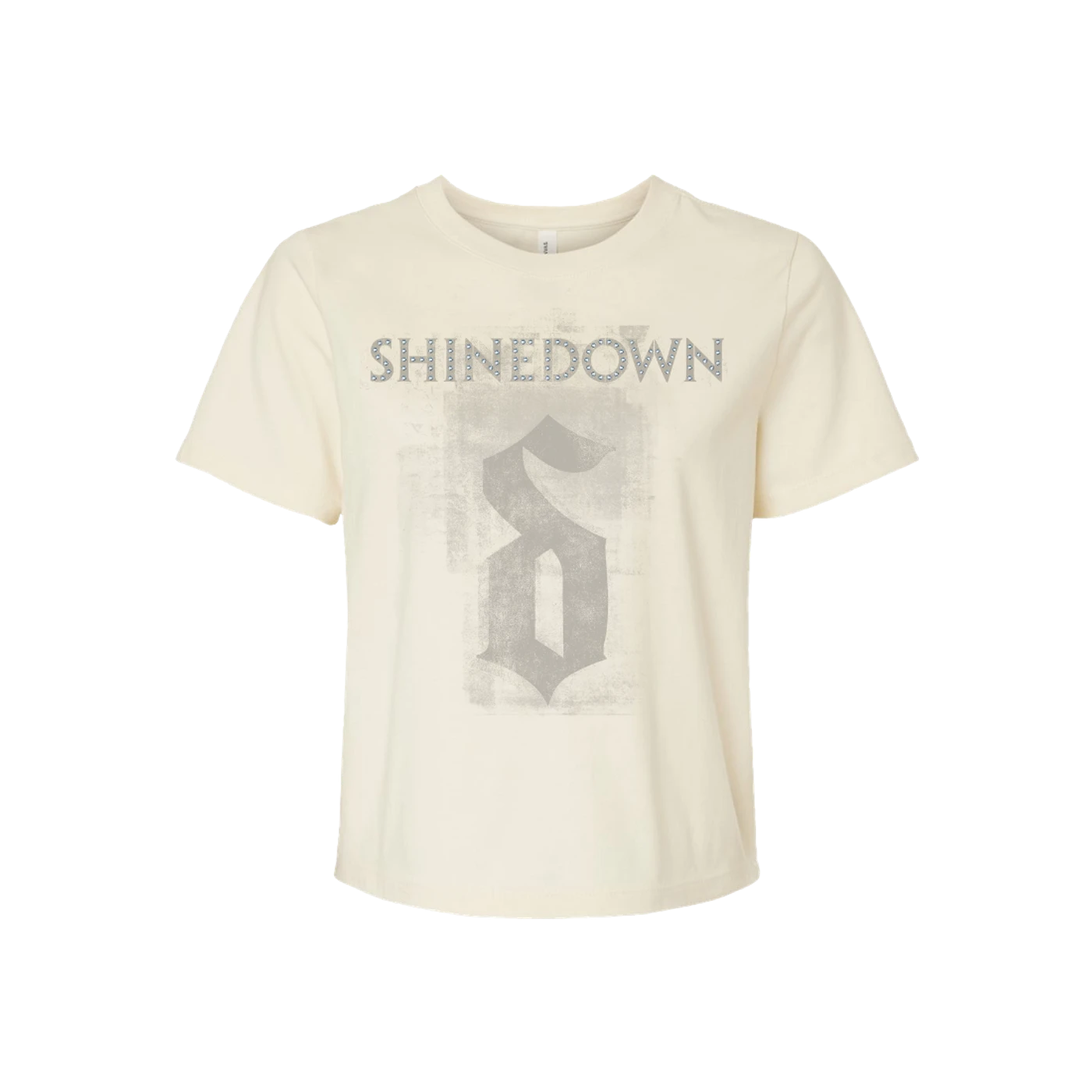 Shinedown Rhinestone Logo Womens Tee