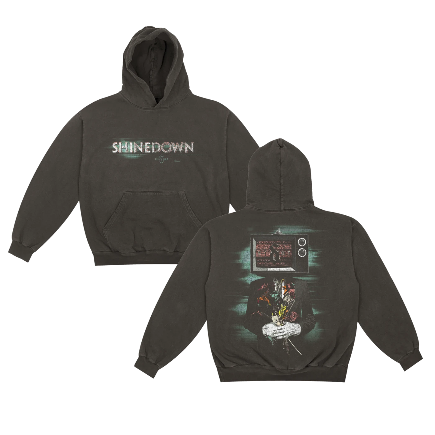 Shinedown TV Man Heavyweight Hoodie