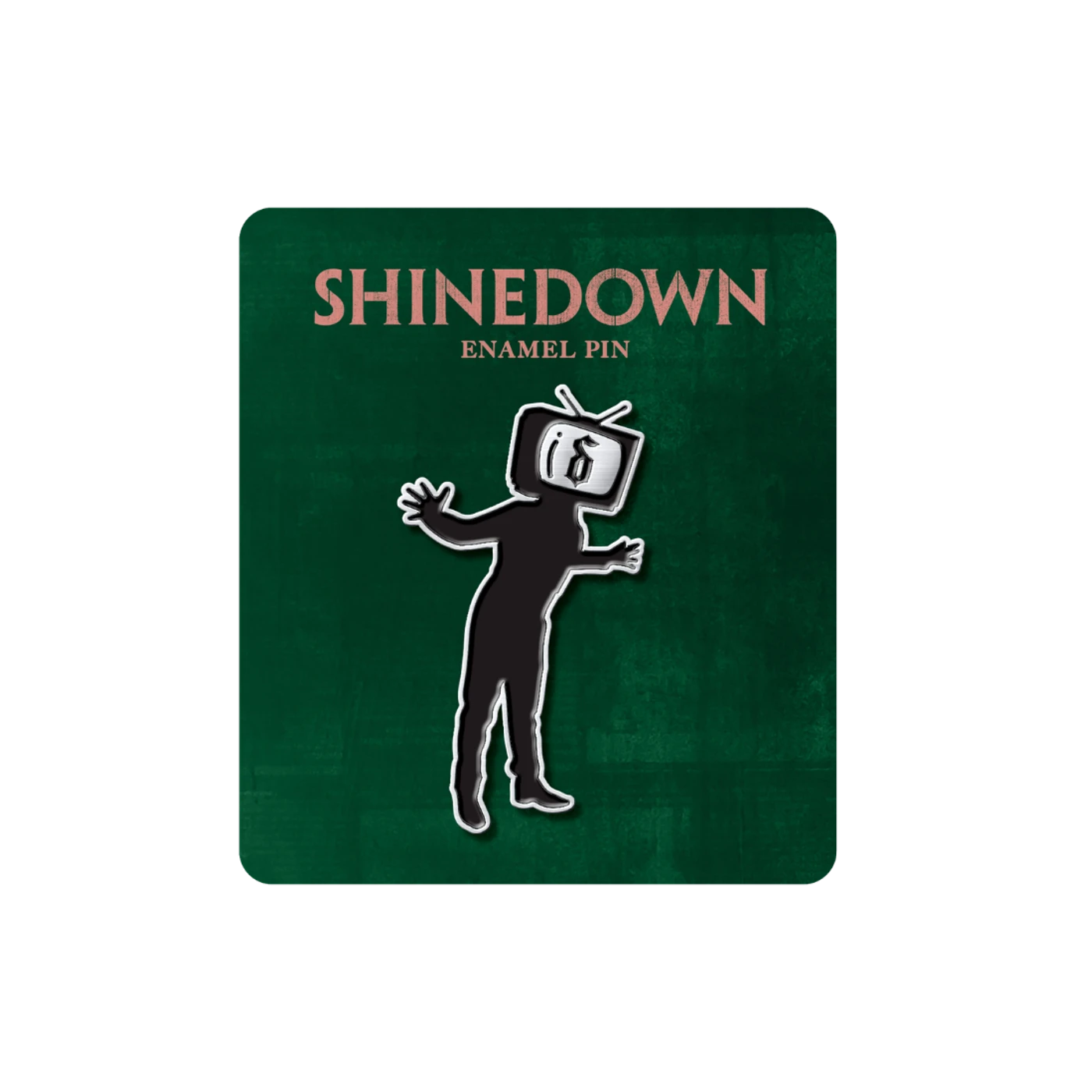 Shinedown TV Man Enamel Pin