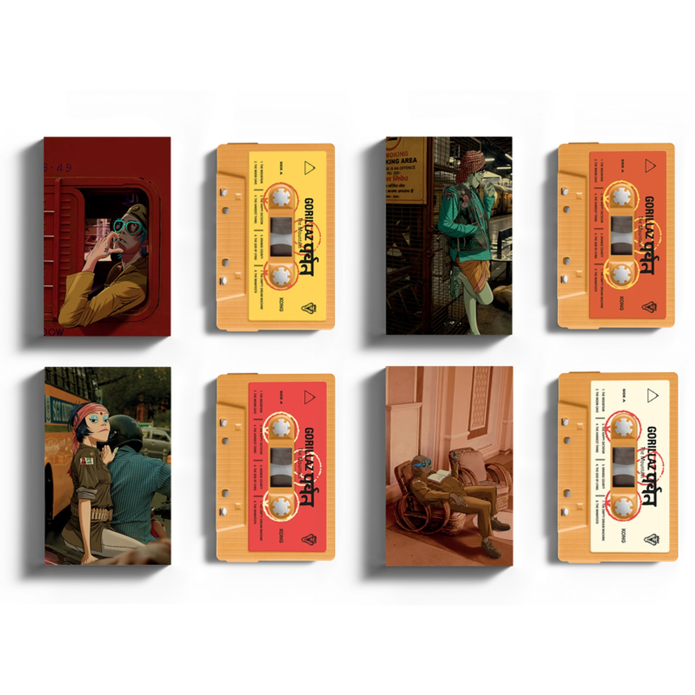 Gorillaz The Mountain Character Cassette Collector's Bundle