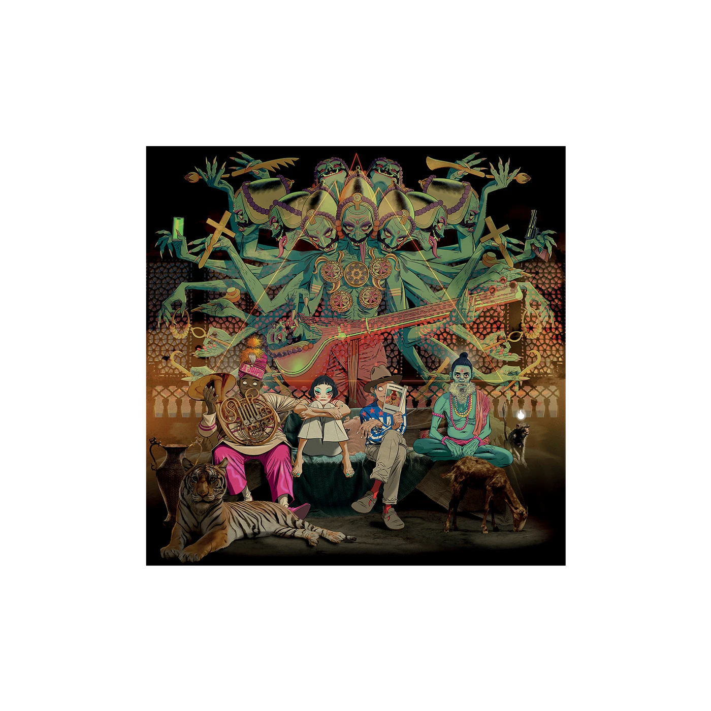 Gorillaz Ravana Mountain Poster