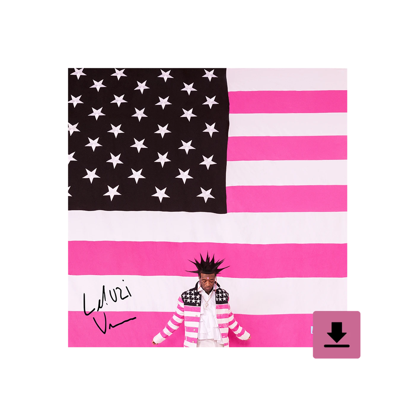 Lil Uzi Vert Pink Tape Autographed Digital Album