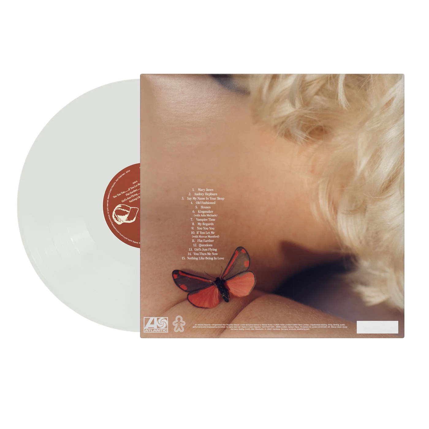 Maisie Peters Signed Florescence Moon Flower Edition Alt Artwork White EcoRecord (Vinyl)