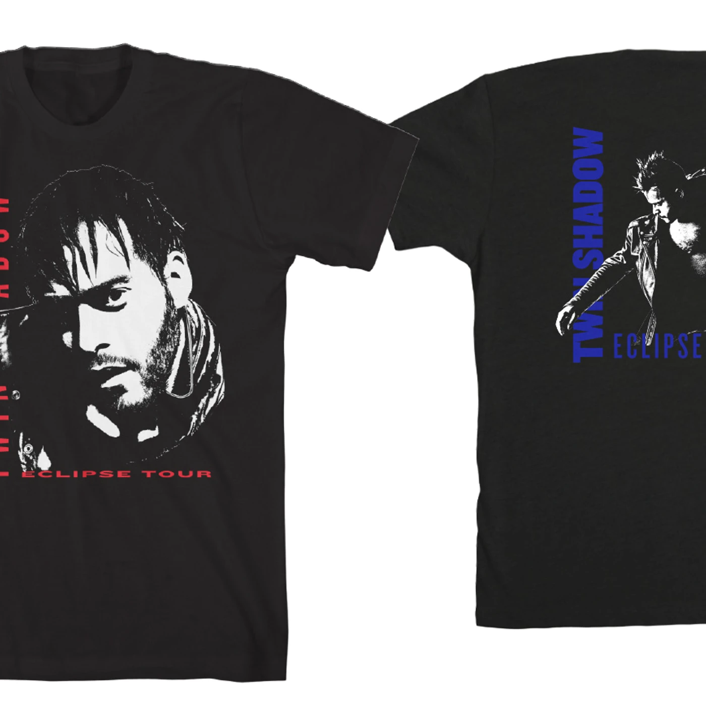 Twin Shadow 2015 Eclipse Vintage Wash Unisex Tour T-Shirt