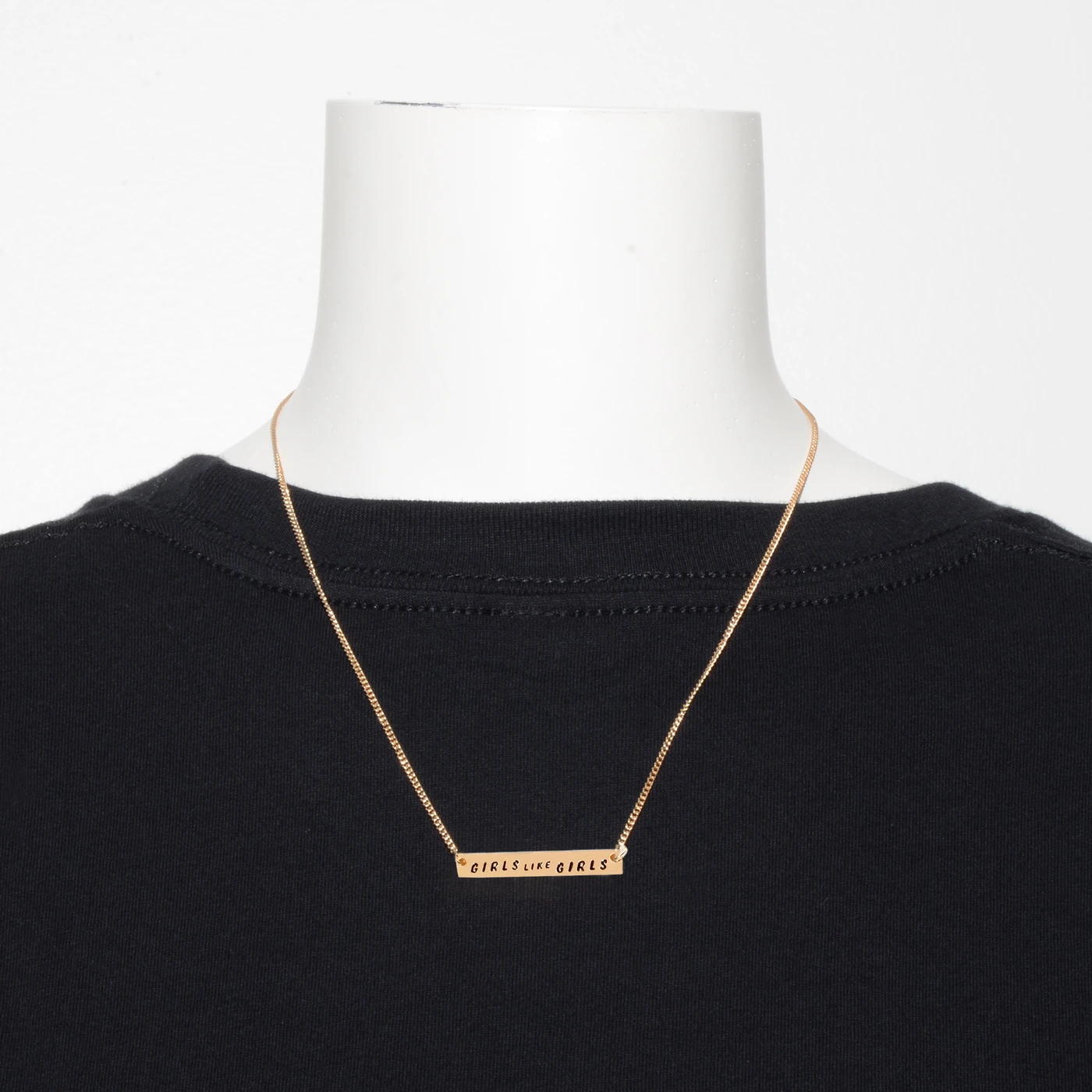 Hayley Kiyoko GLG Gold Bar Necklace