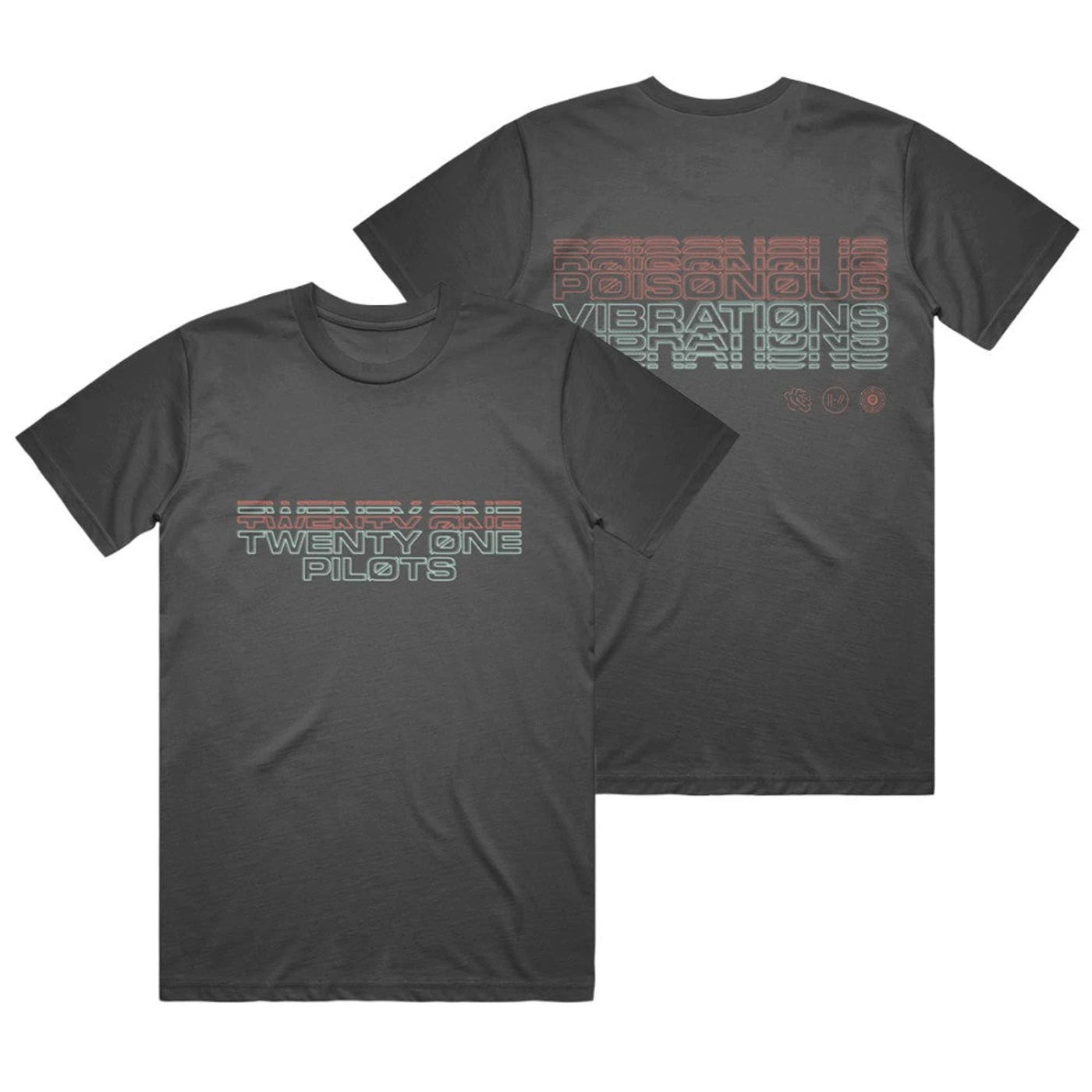 Twenty One Pilots Poisonous Vibes Hollow T-Shirt (Black)