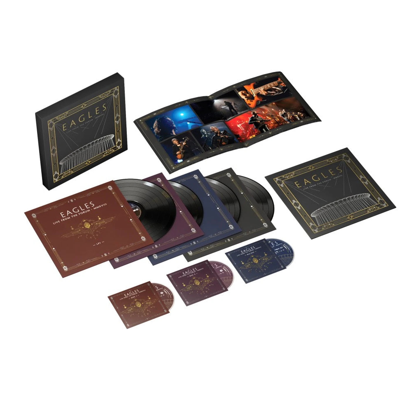 Eagles Live From The Forum MMXVIII Super Deluxe [4LP/2CD/Blu-ray] (Vinyl)