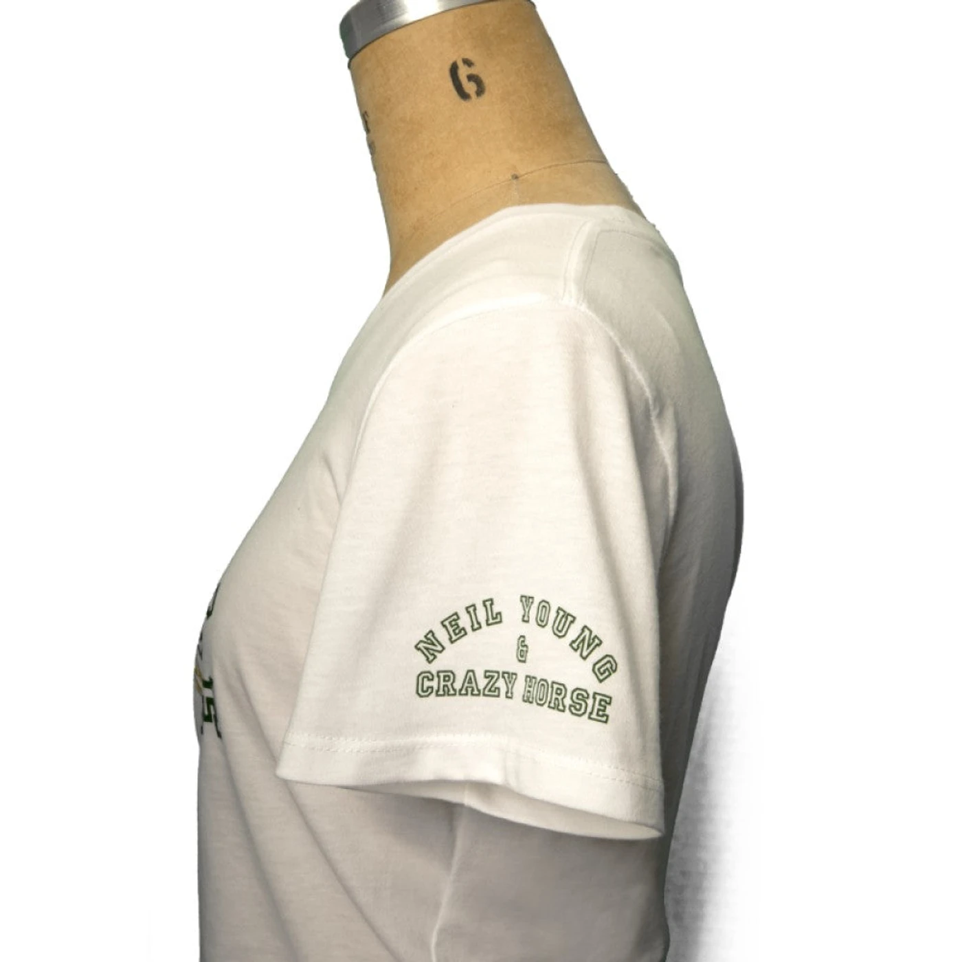 Neil Young Soft Organic Greendale High Women’s White T-Shirt