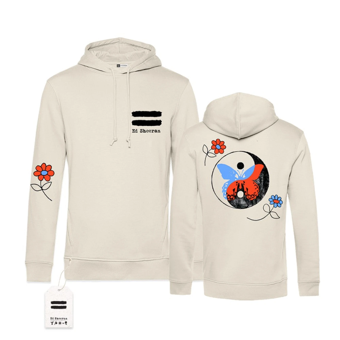 Ed Sheeran Yin Yang Butterfly Sand Hoodie