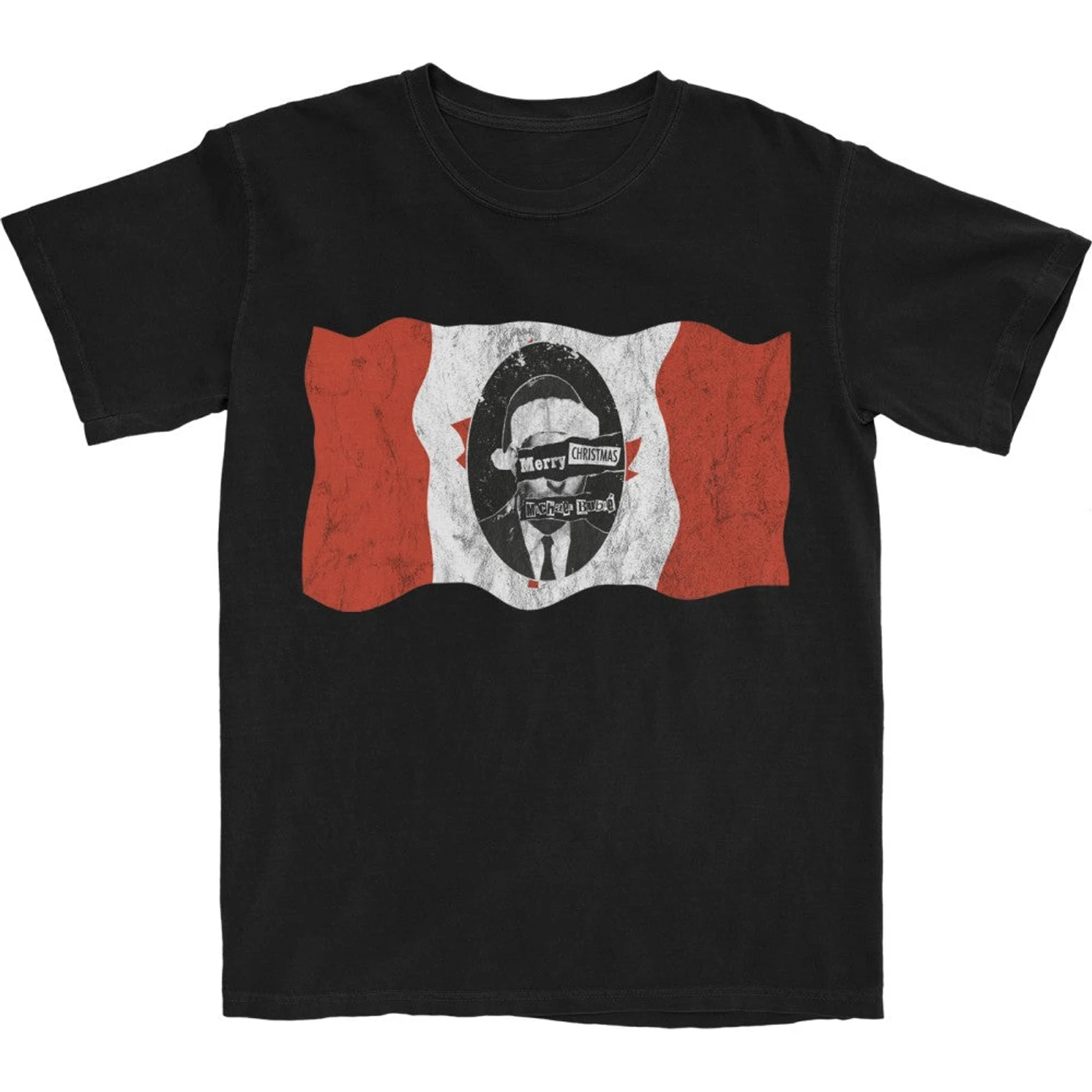 Michael Bublé Canadian Christmas Flag T-Shirt