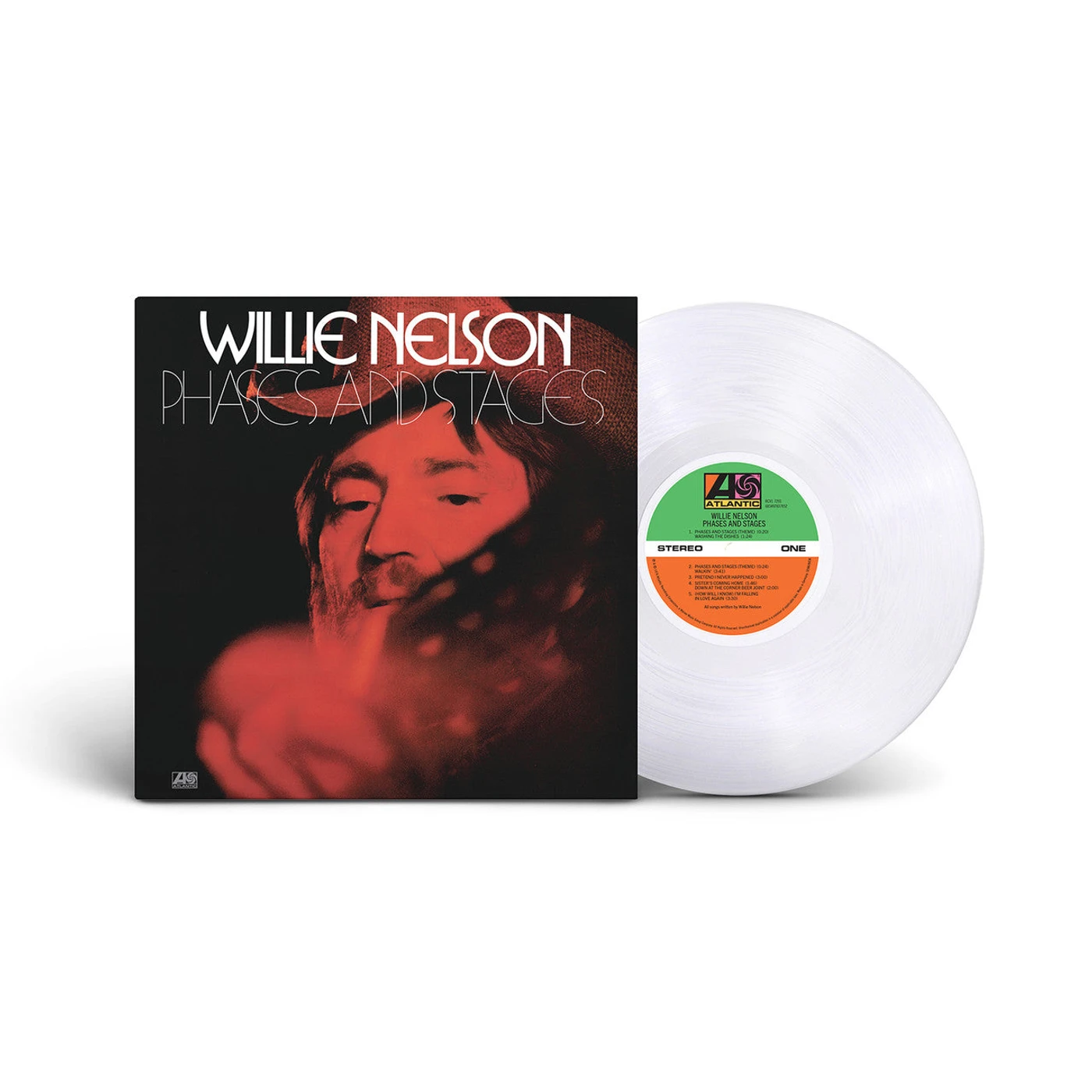 Willie Nelson Phases and Stages (Clear) Vinyl [LP]