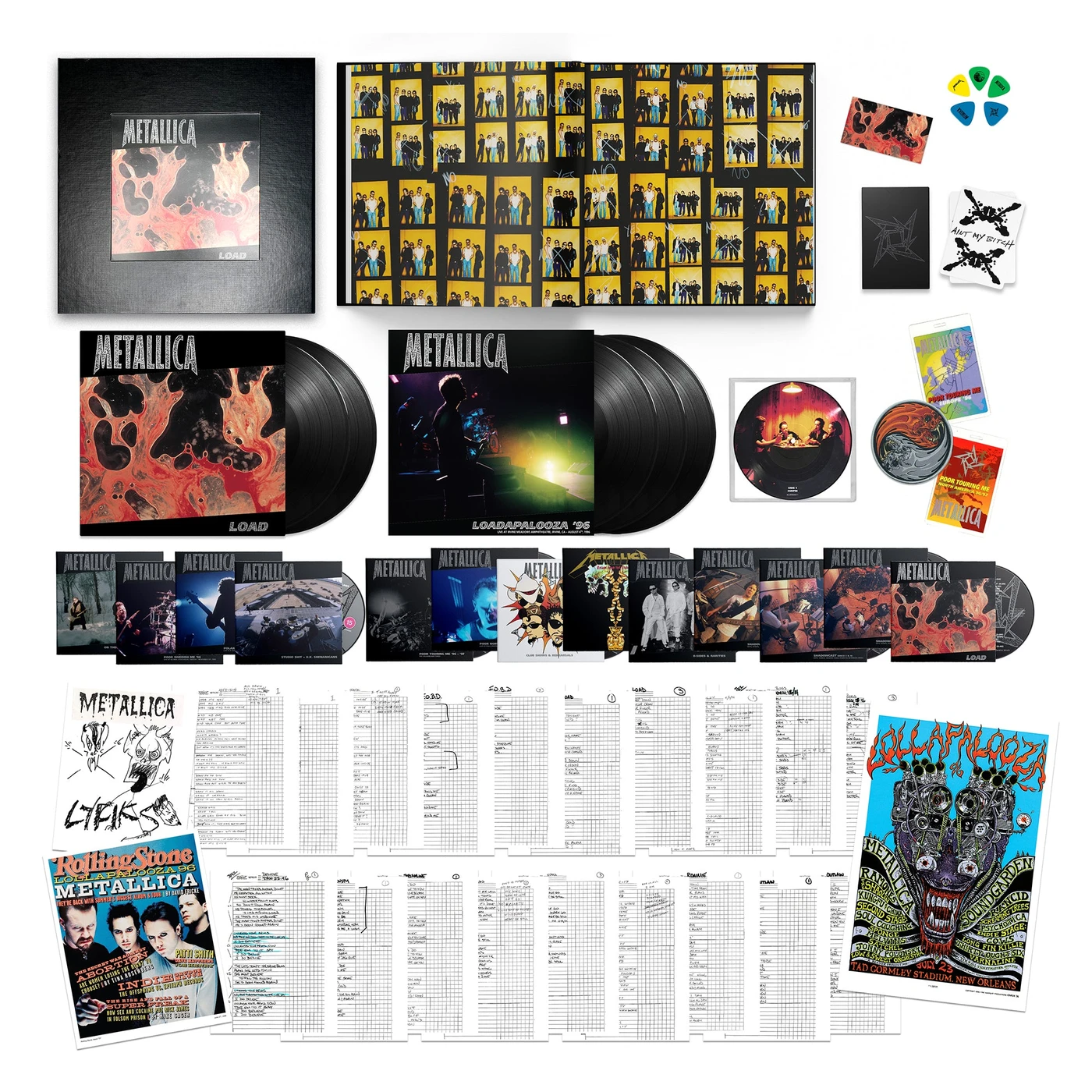Metallica Load (Remastered) (Deluxe Boxed Set) Vinyl [25LP]