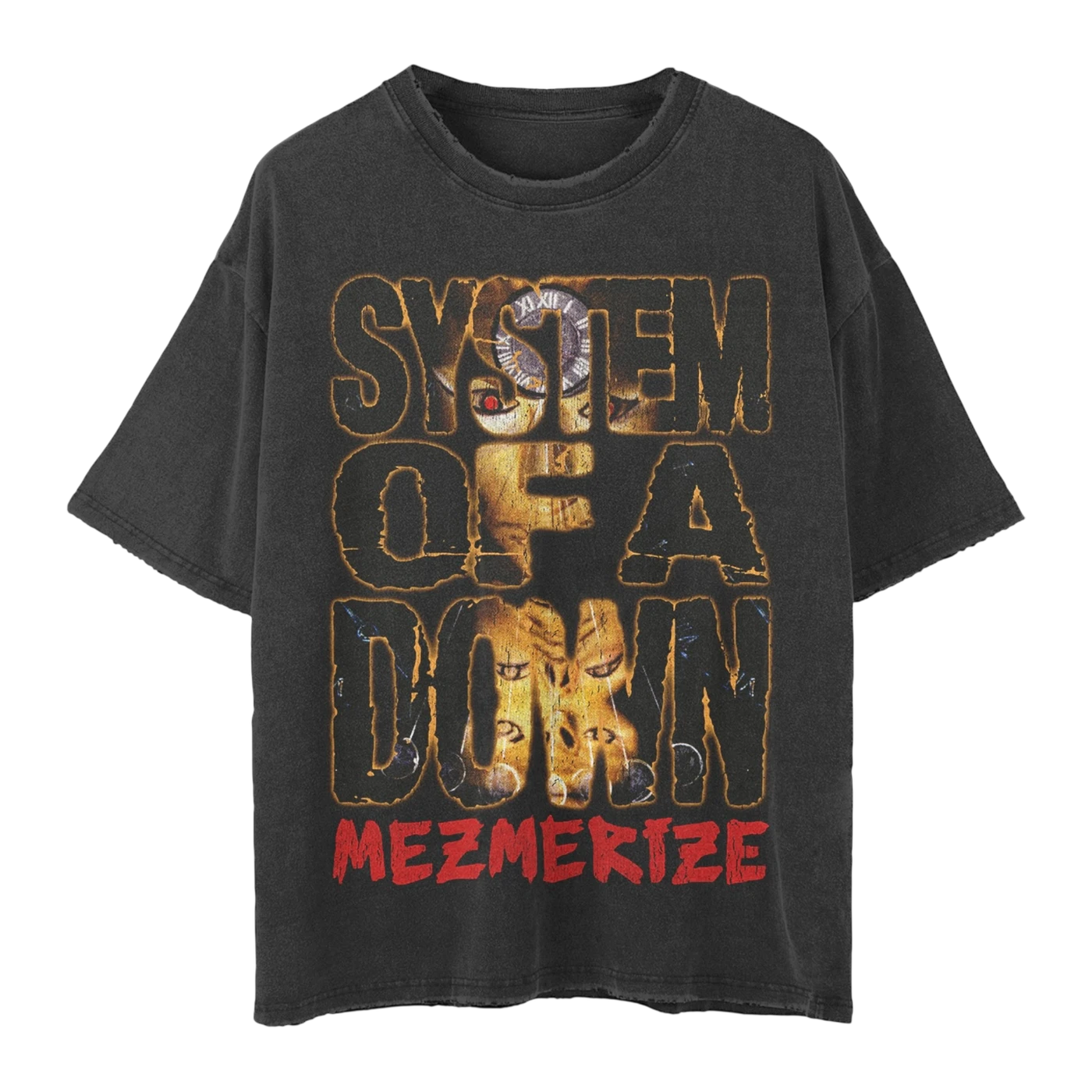 System Of A Down Mezmerize Stacked Logo T-Shirt