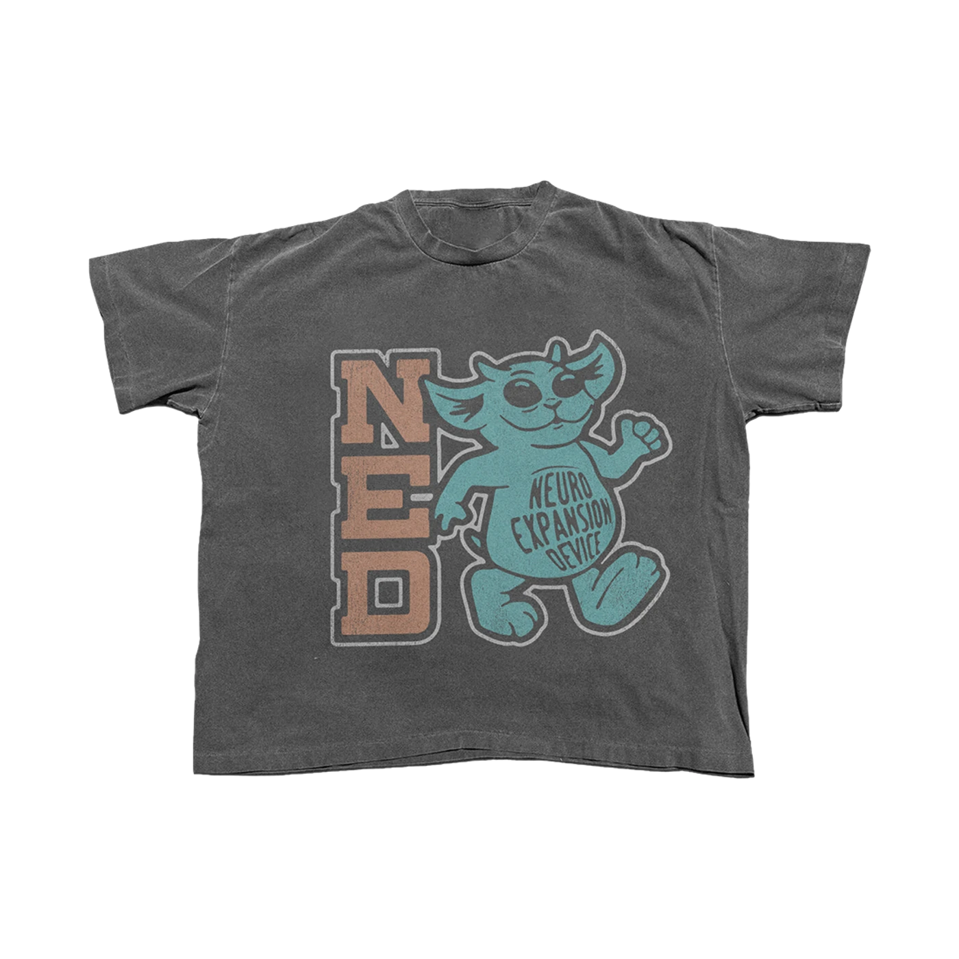 Ned Bayou NEURO EXPANSION GREY T-SHIRT