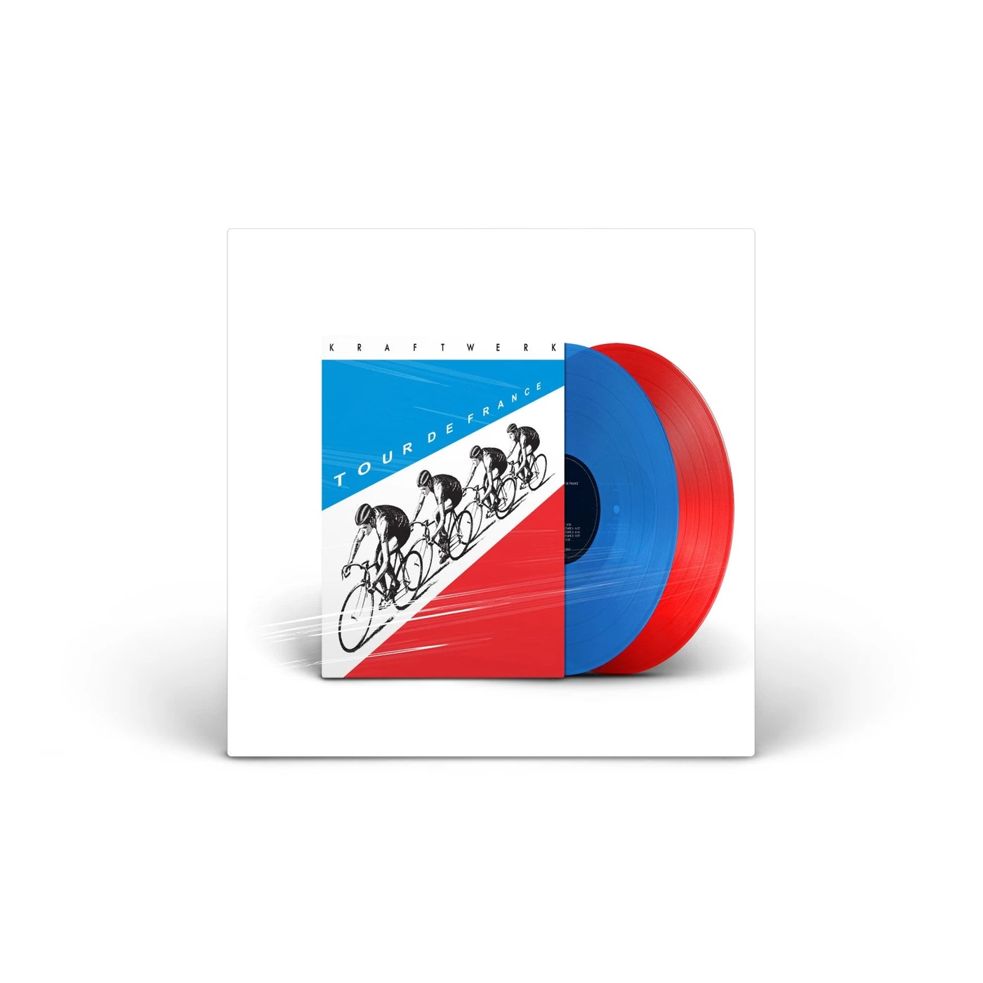 Kraftwerk Tour de France (Transparent Blue/ Red Vinyl) Vinyl [2LP]