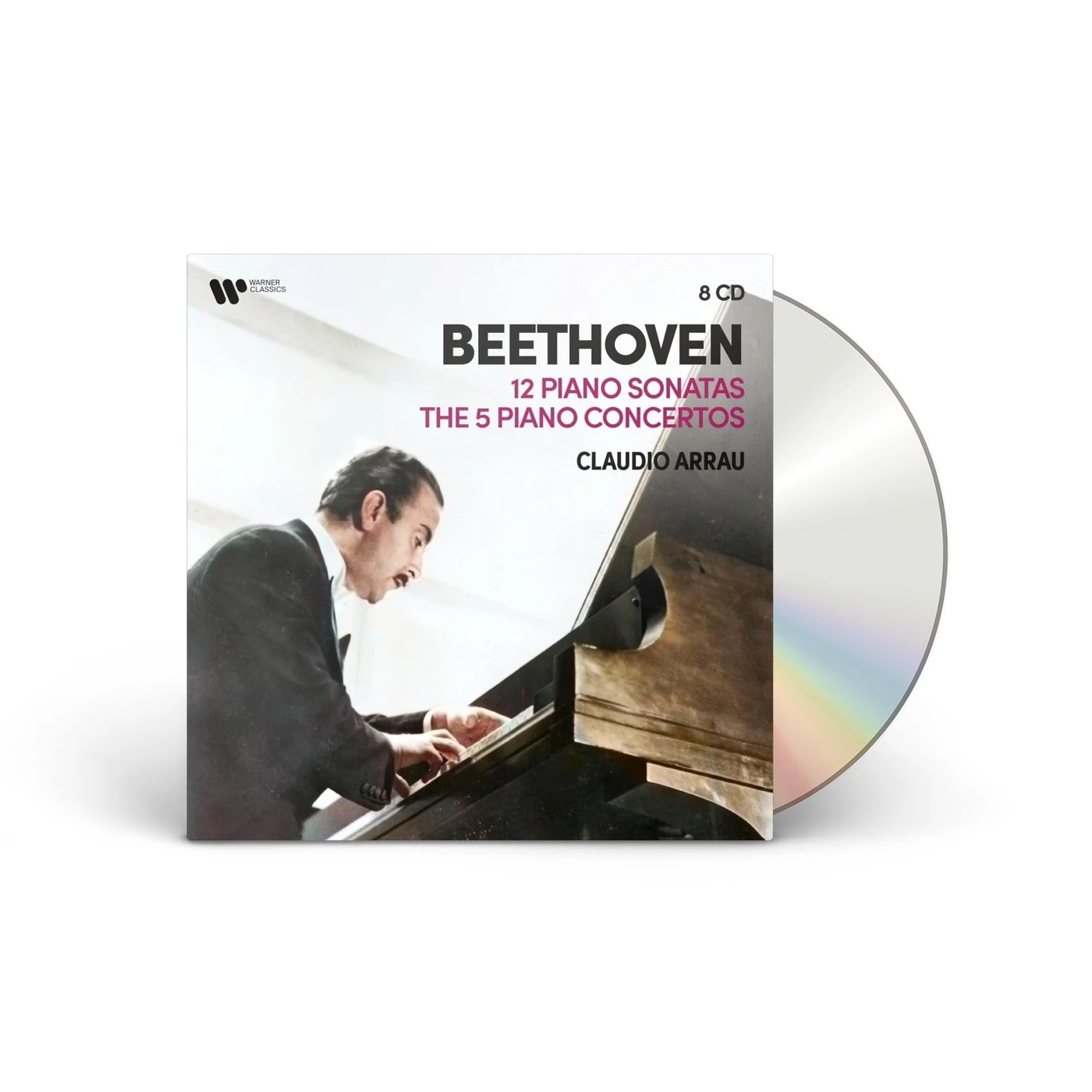 Claudio Arrau Beethoven: 12 Piano Sonatas, The 5 Piano Concertos [8CD]