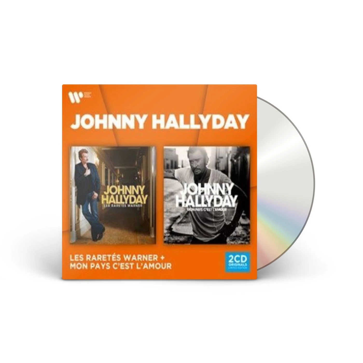Johnny Hallyday Coffret 2CD ( Les raretés / Mon pays c'est l'amour) [2CD]