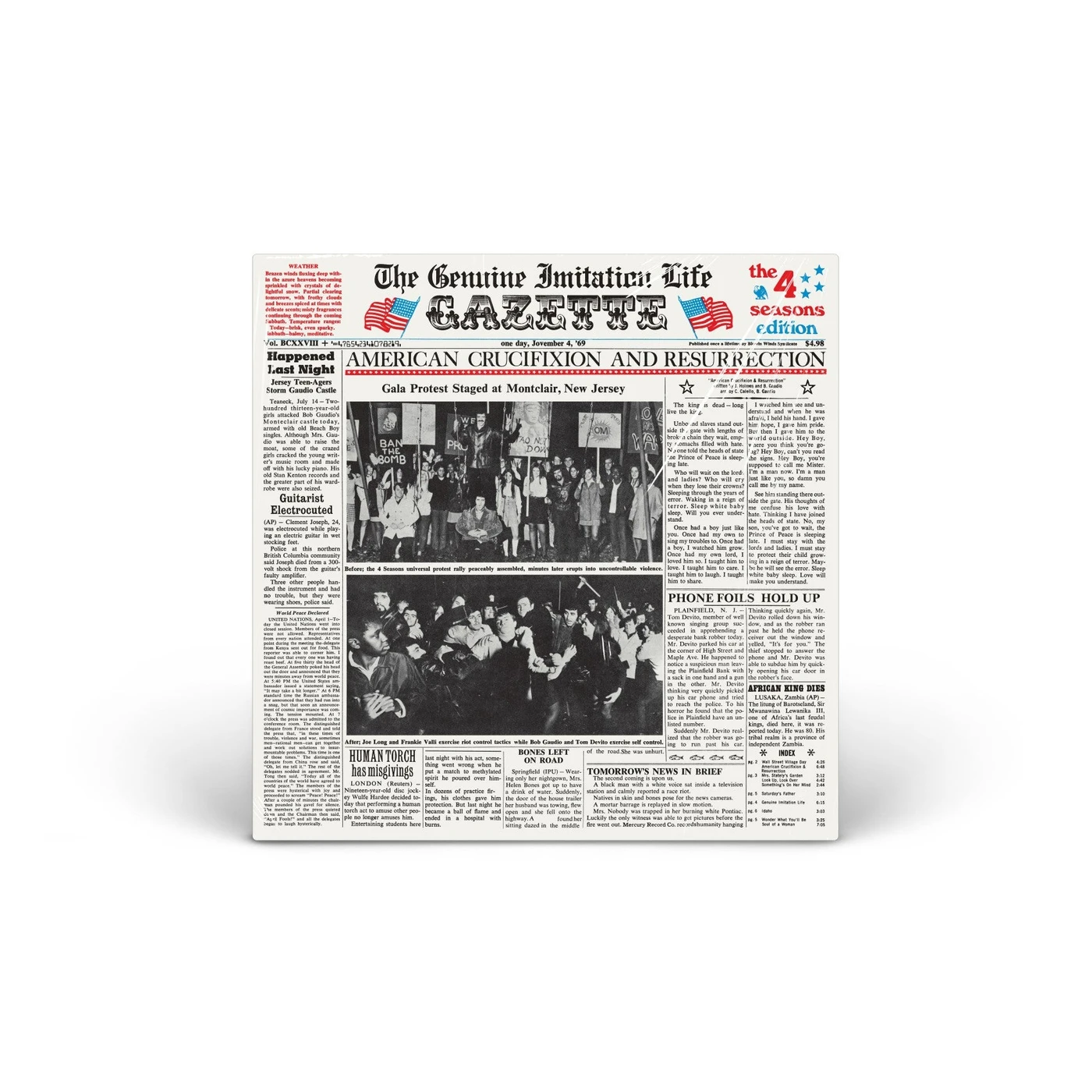 Frankie Valli & The Four Seasons The Genuine Imitation Life Gazette Vinyl [2LP]
