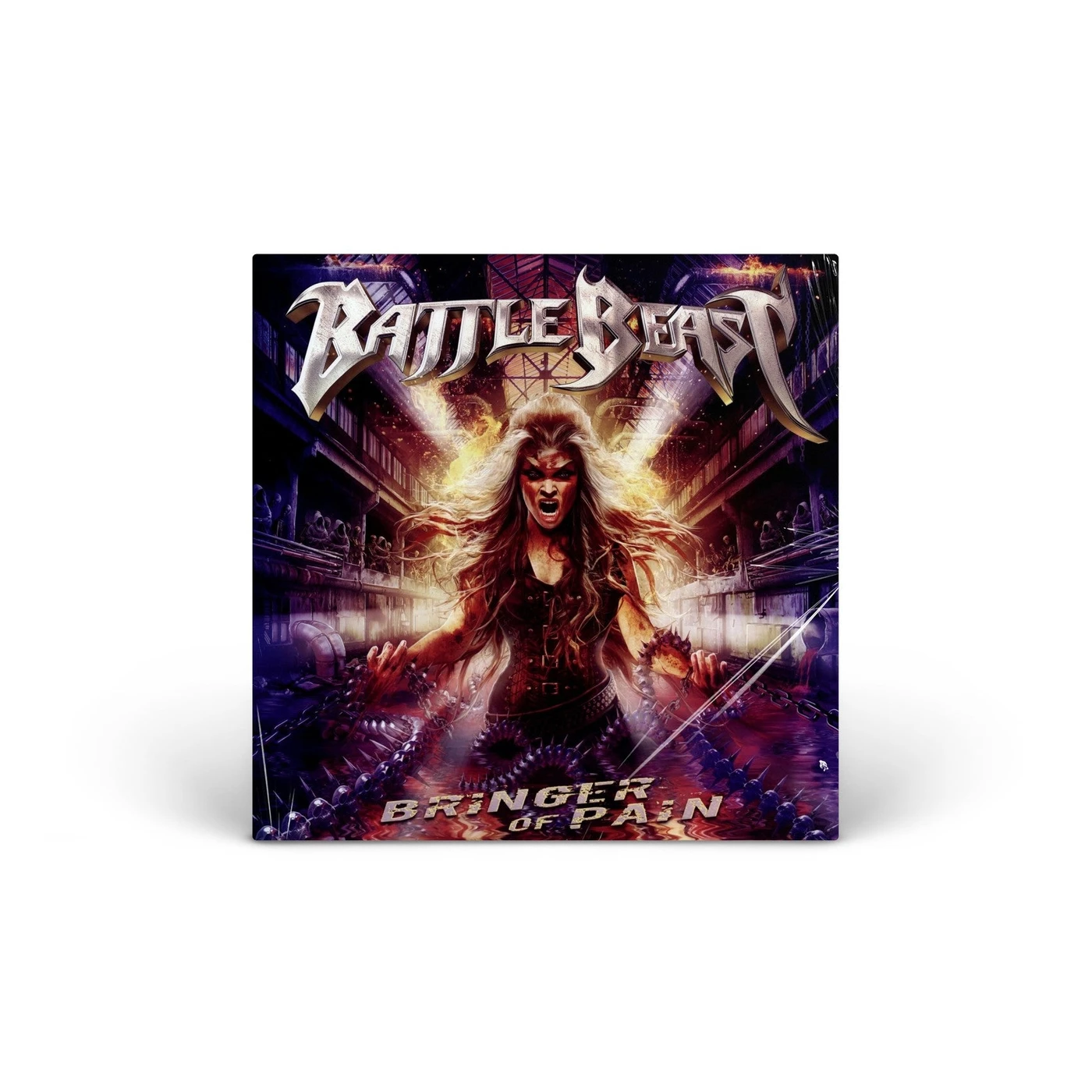 Battle Beast Bringer Of Pain (TRANSPARENT VIOLET VINYL) vinyl 2LP
