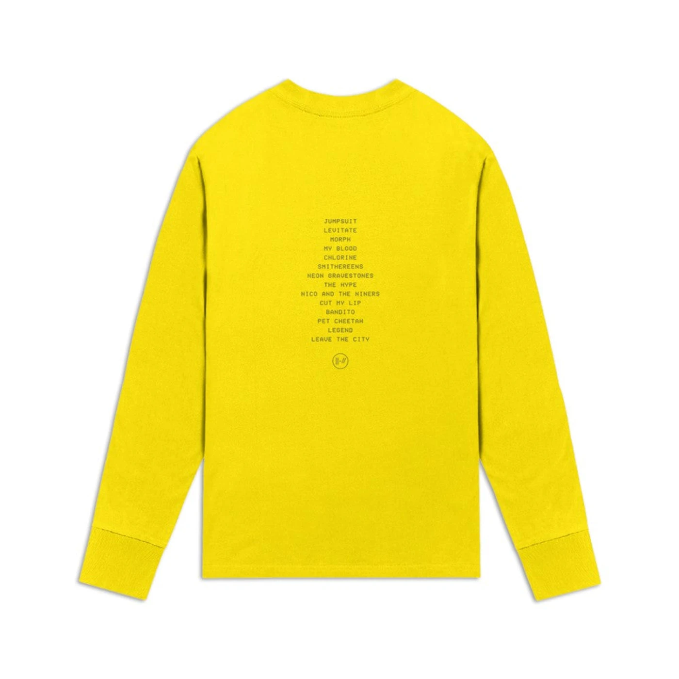 Twenty One Pilots Tracklist Long Sleeve Bundle