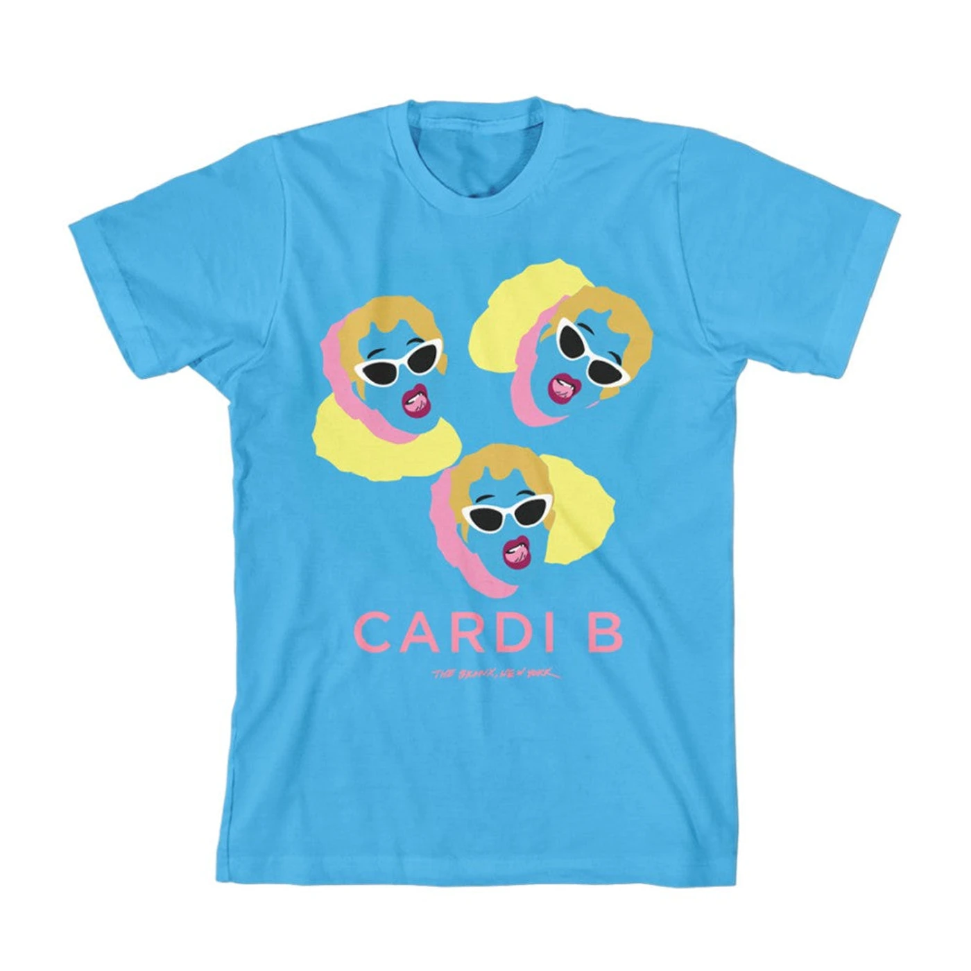 Cardi B Head Collage T-Shirt