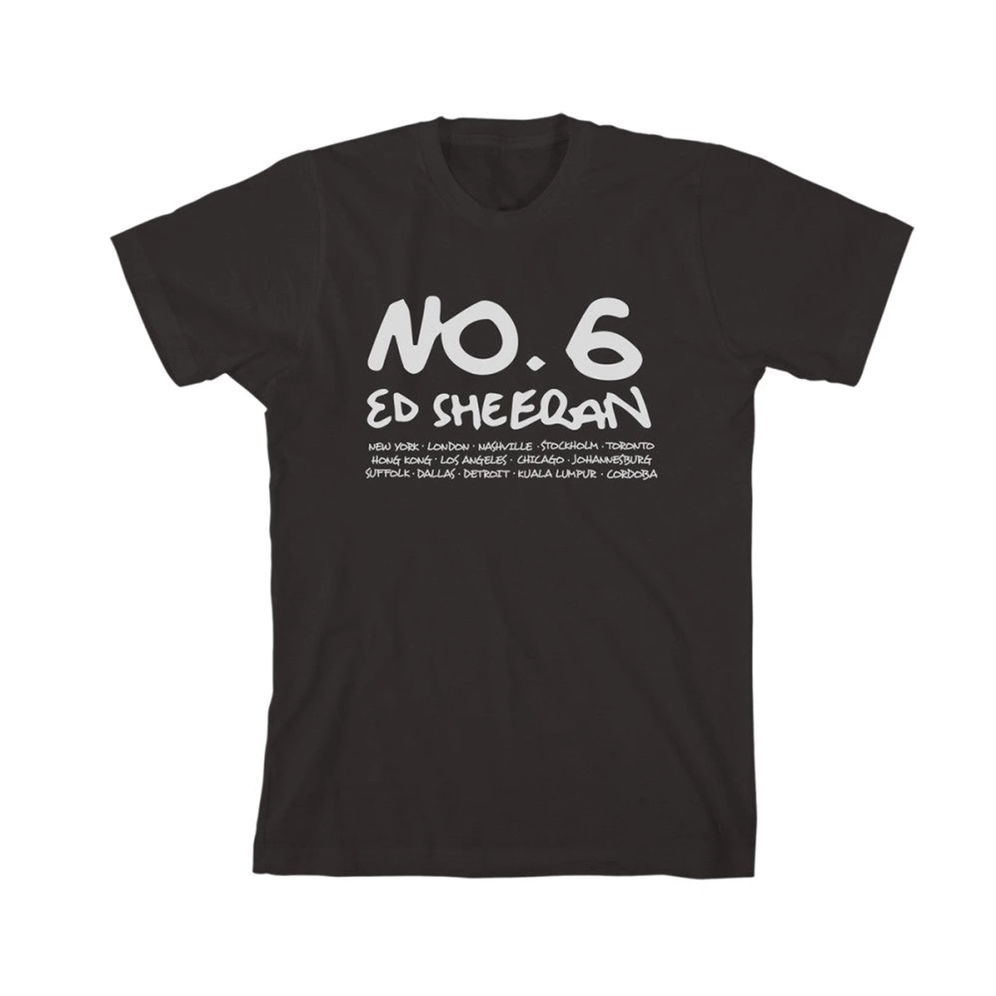 Ed Sheeran No.6 Collaborations Project Digital Album + Black T-Shirt