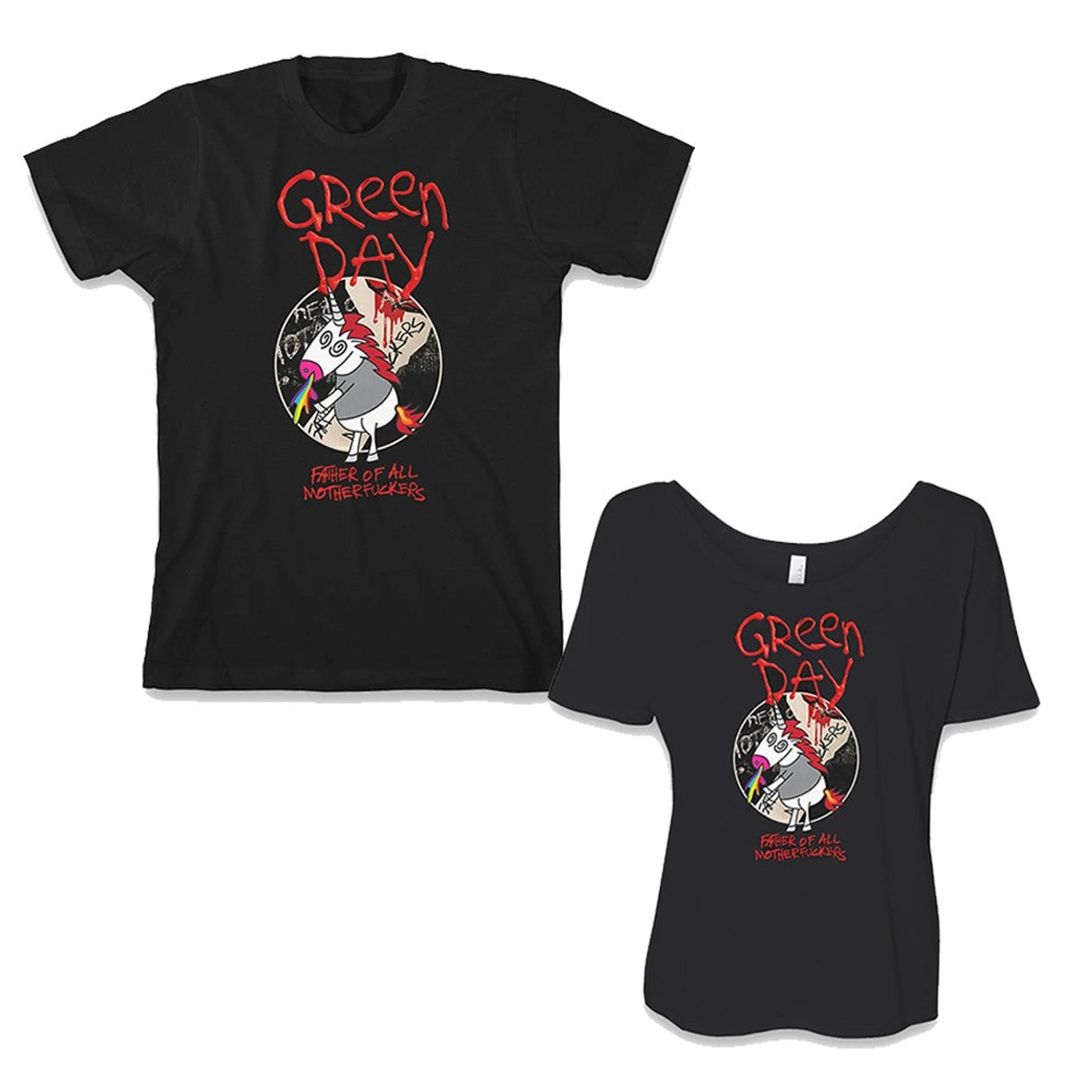 Green Day Father of All... Black T-Shirt