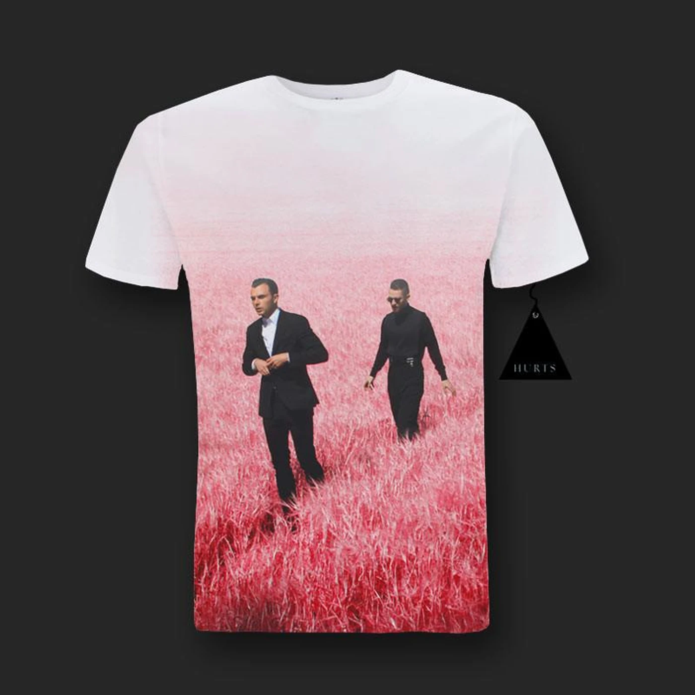 Hurts WHITE SURRENDER DYE SUB T-SHIRT