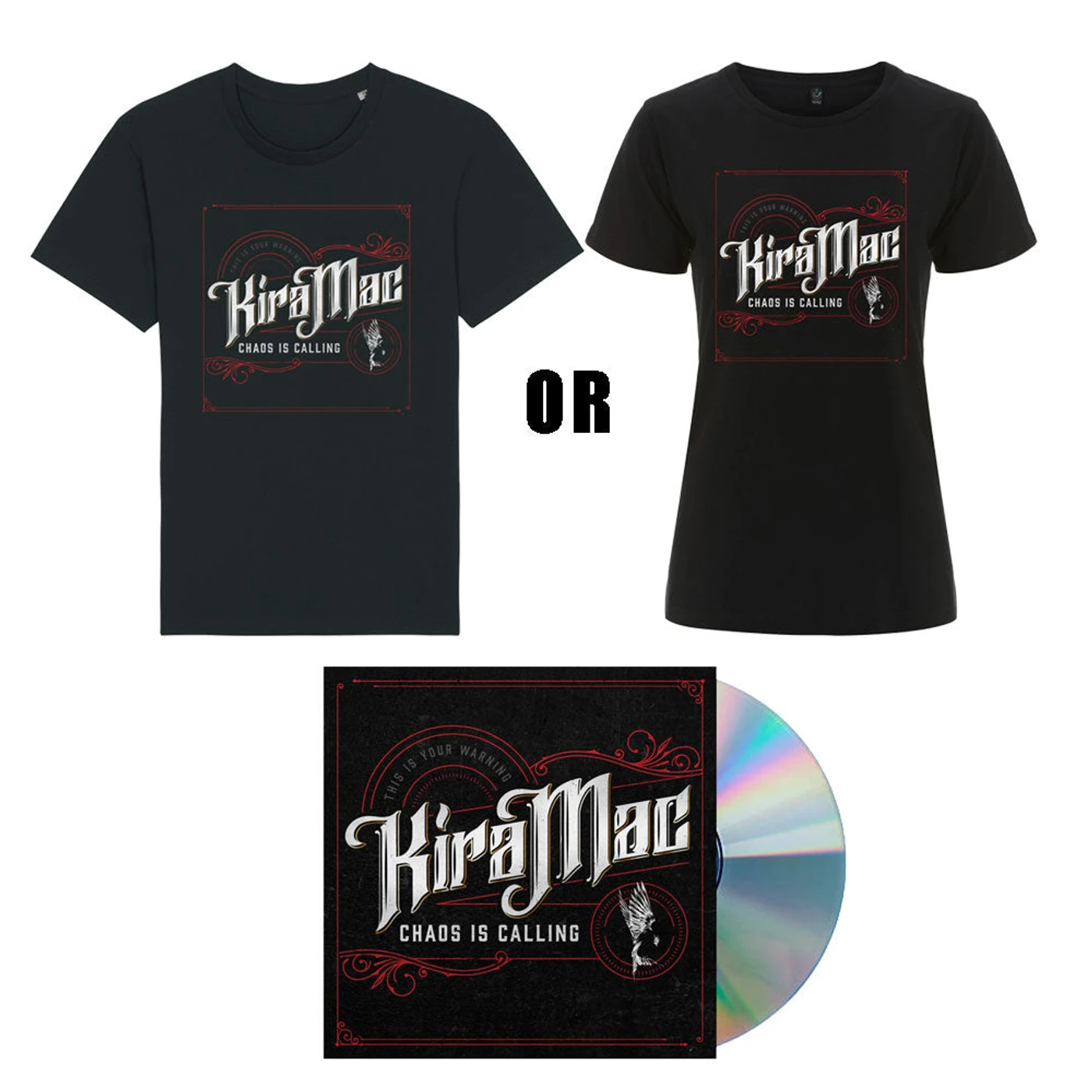 Kira Mac Chaos is Calling CD + T-Shirt Bundle