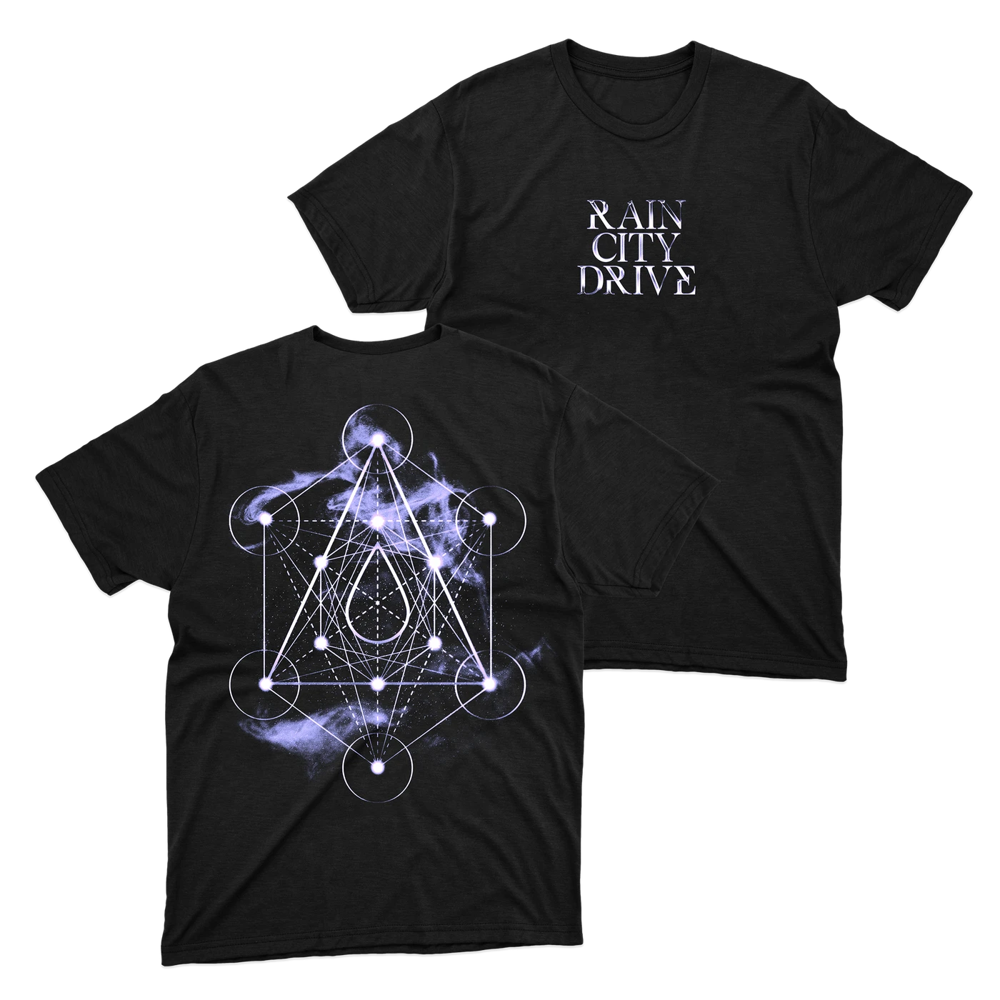 Rain City Drive - Sacred Geometry T-Shirt (Black)