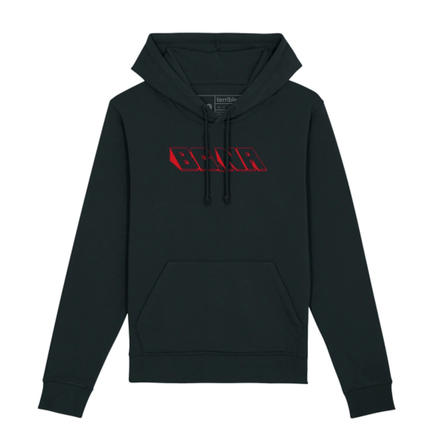 Black Country, New Road Red BCNR Logo Black Hoodie