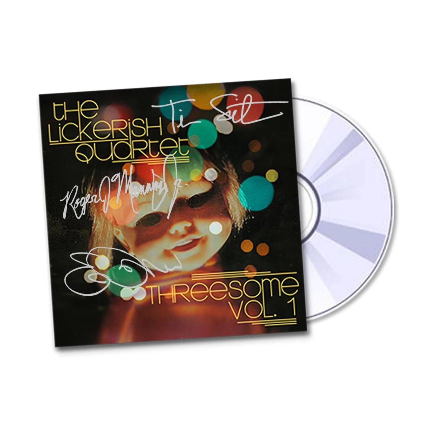 The Lickerish Quartet - Autographed Threesome Vol. 1 EP on CD