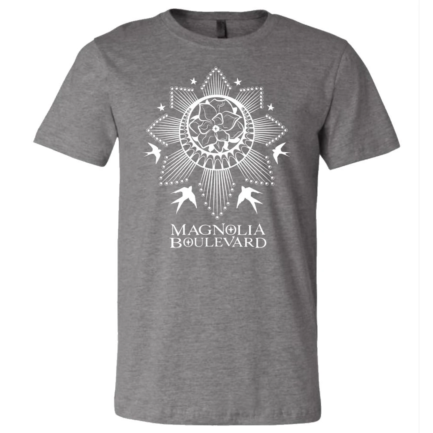 Magnolia Boulevard - Gray/White Tee