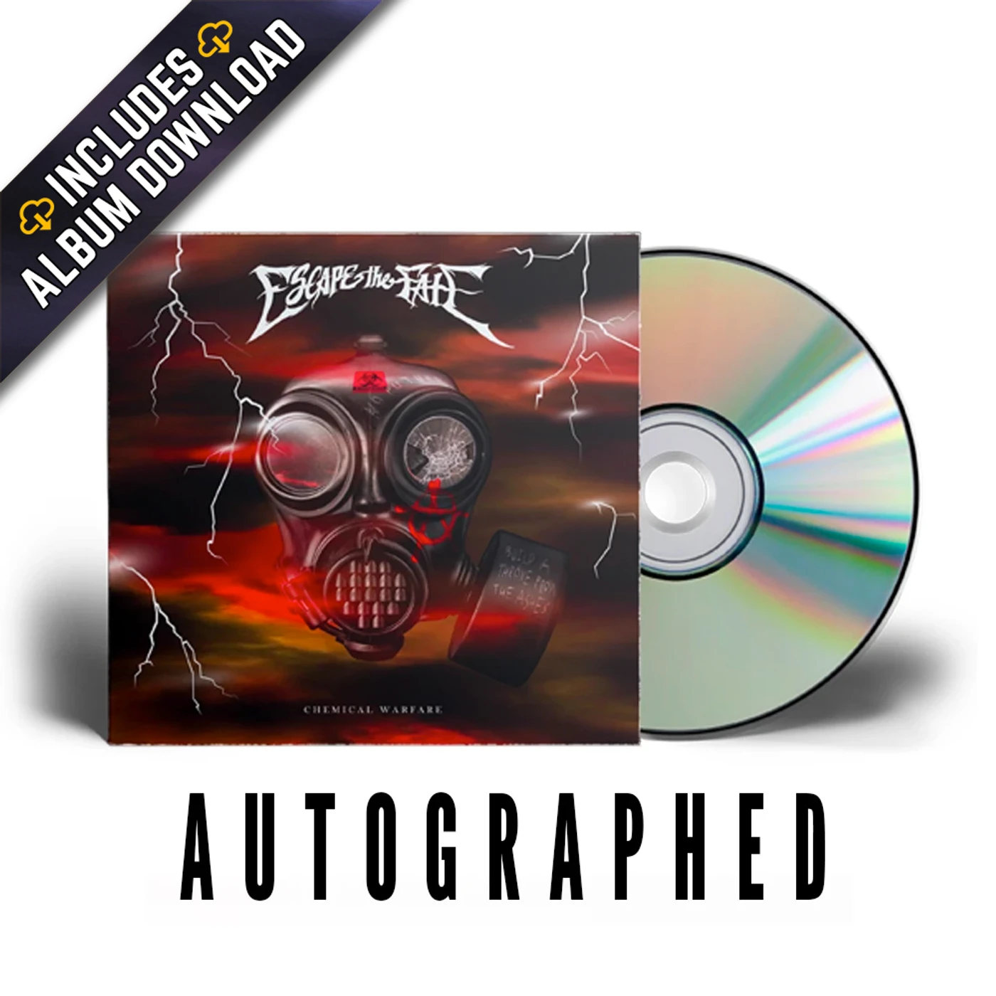 Escape The Fate - Chemical Warfare Signed CD