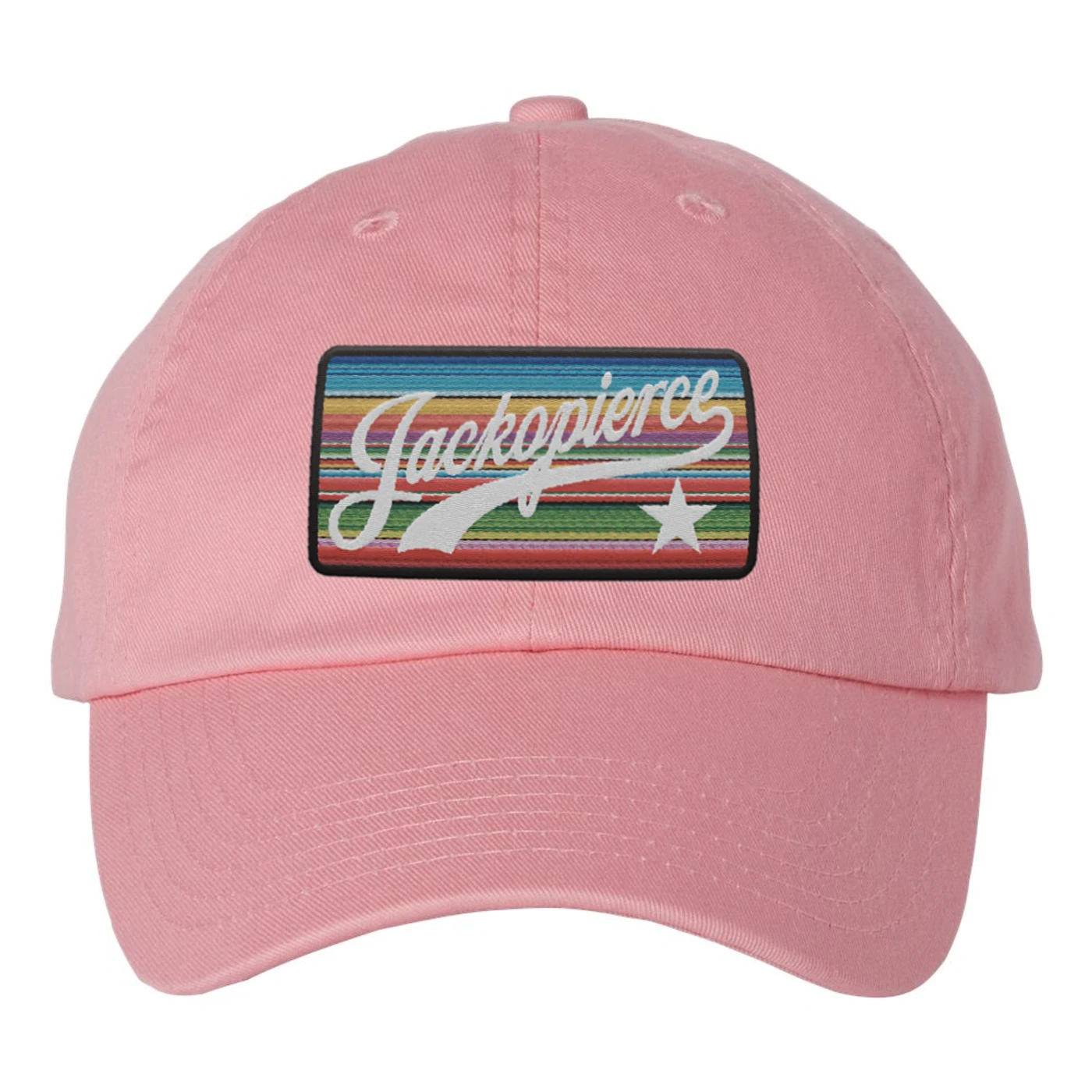 Jackopierce - Pink Mexican Blanket Patch Dad Hat