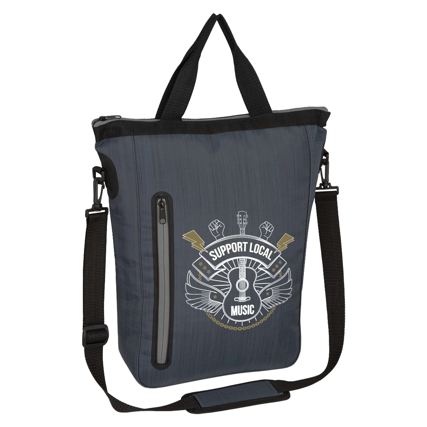 Support Local Music - Water Resistant Sleek Bag