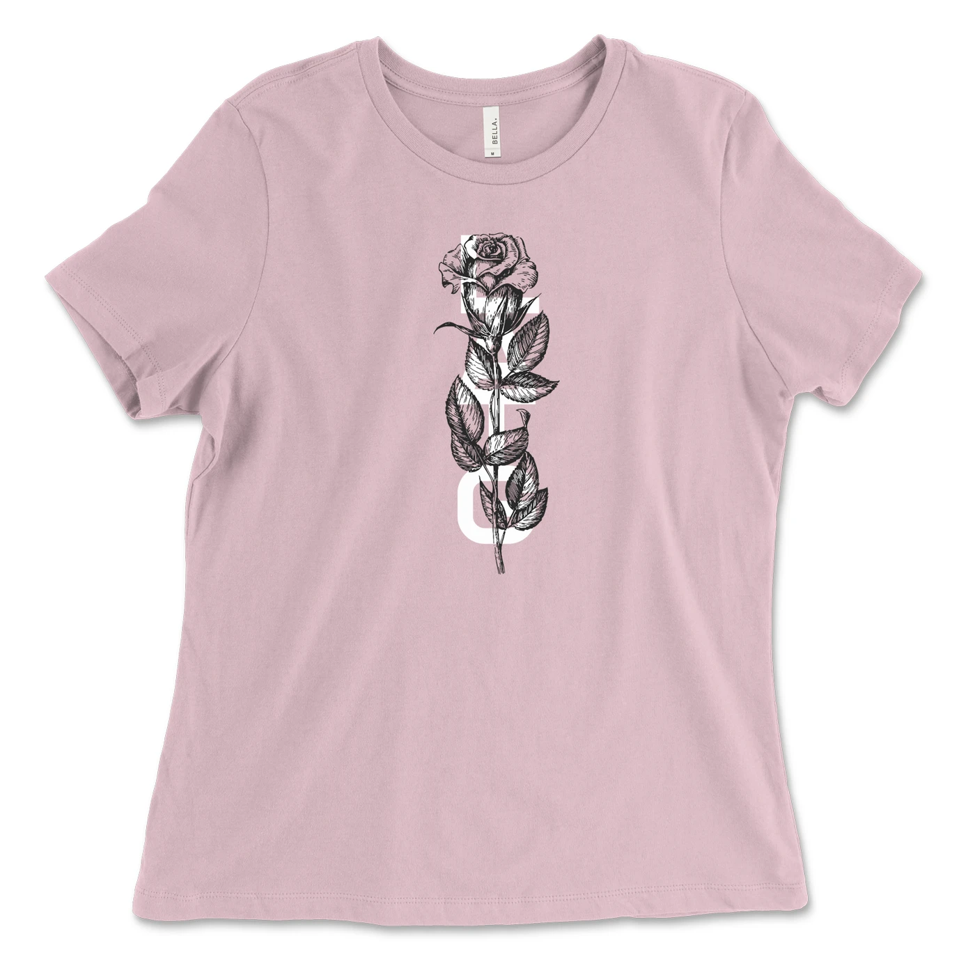 Lions At The Gate - Pink Rose Womens Tee