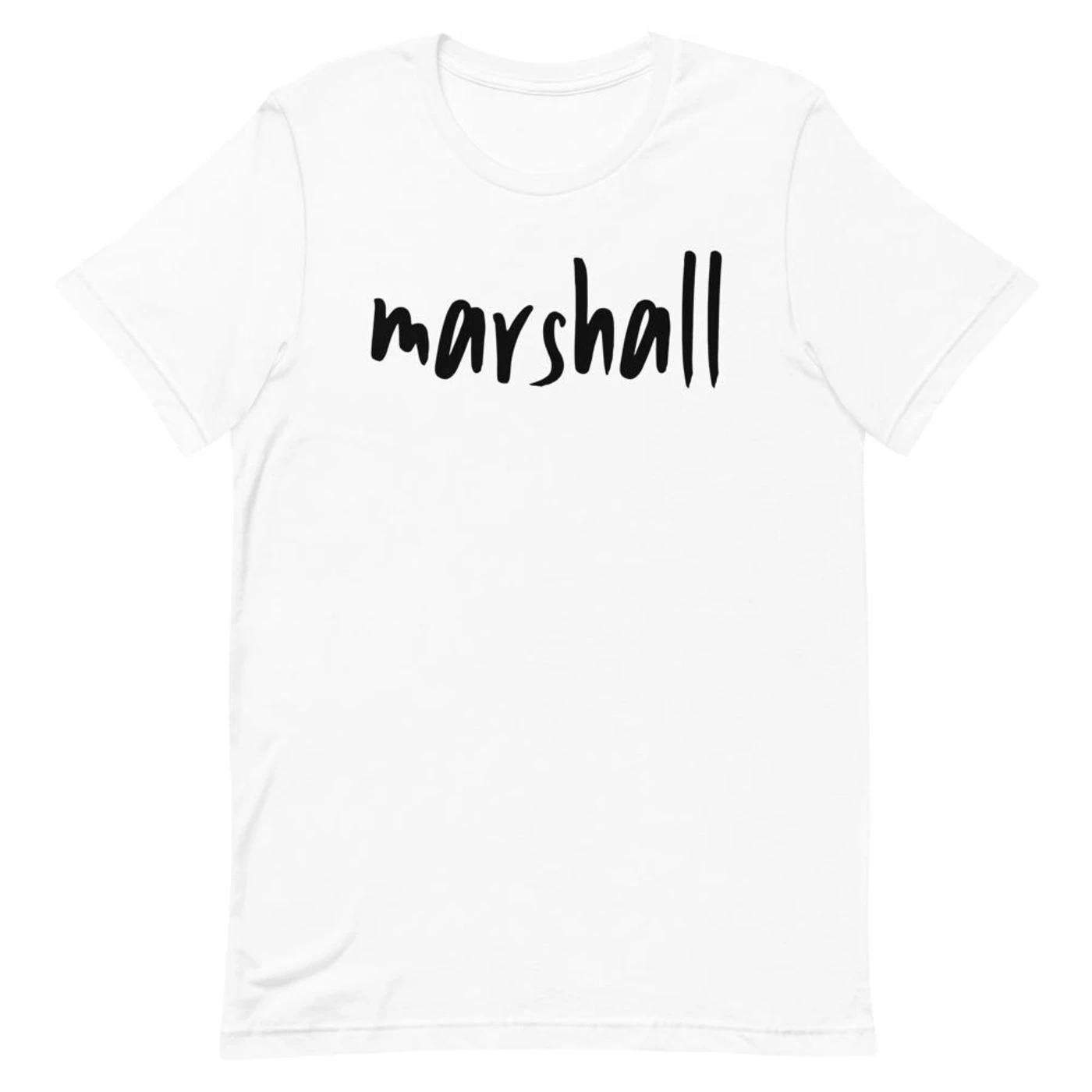 Marshall - White Logo Tee