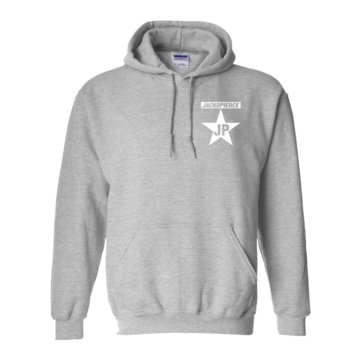 Jackopierce - Grey Star Logo Hoodie
