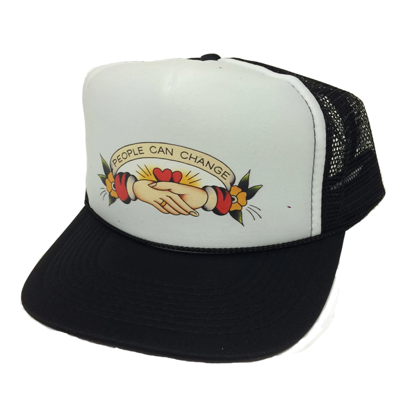 Justin Furstenfeld Gunner Black Co - People Can Change Trucker Hat