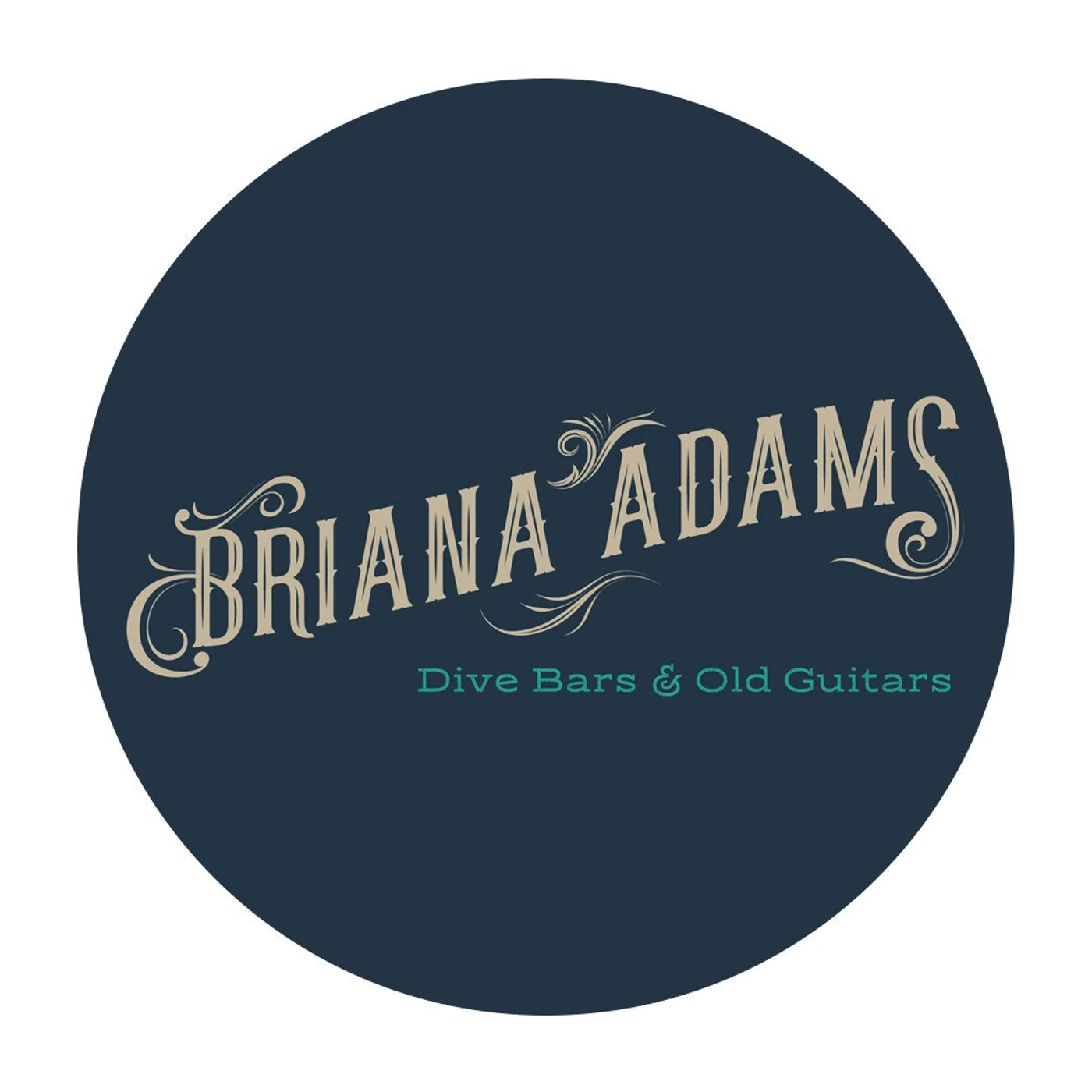 Briana Adams - Dive Bars & Old Guitars Sticker