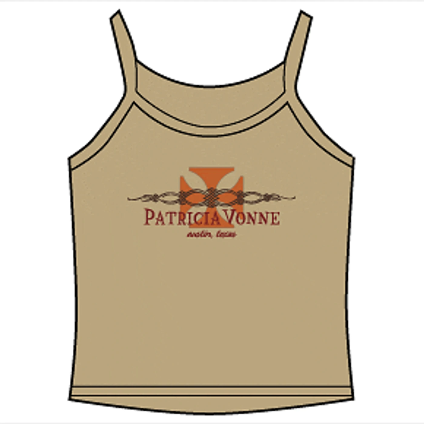 Patricia Vonne - Tribal Logo Girly Tank Top